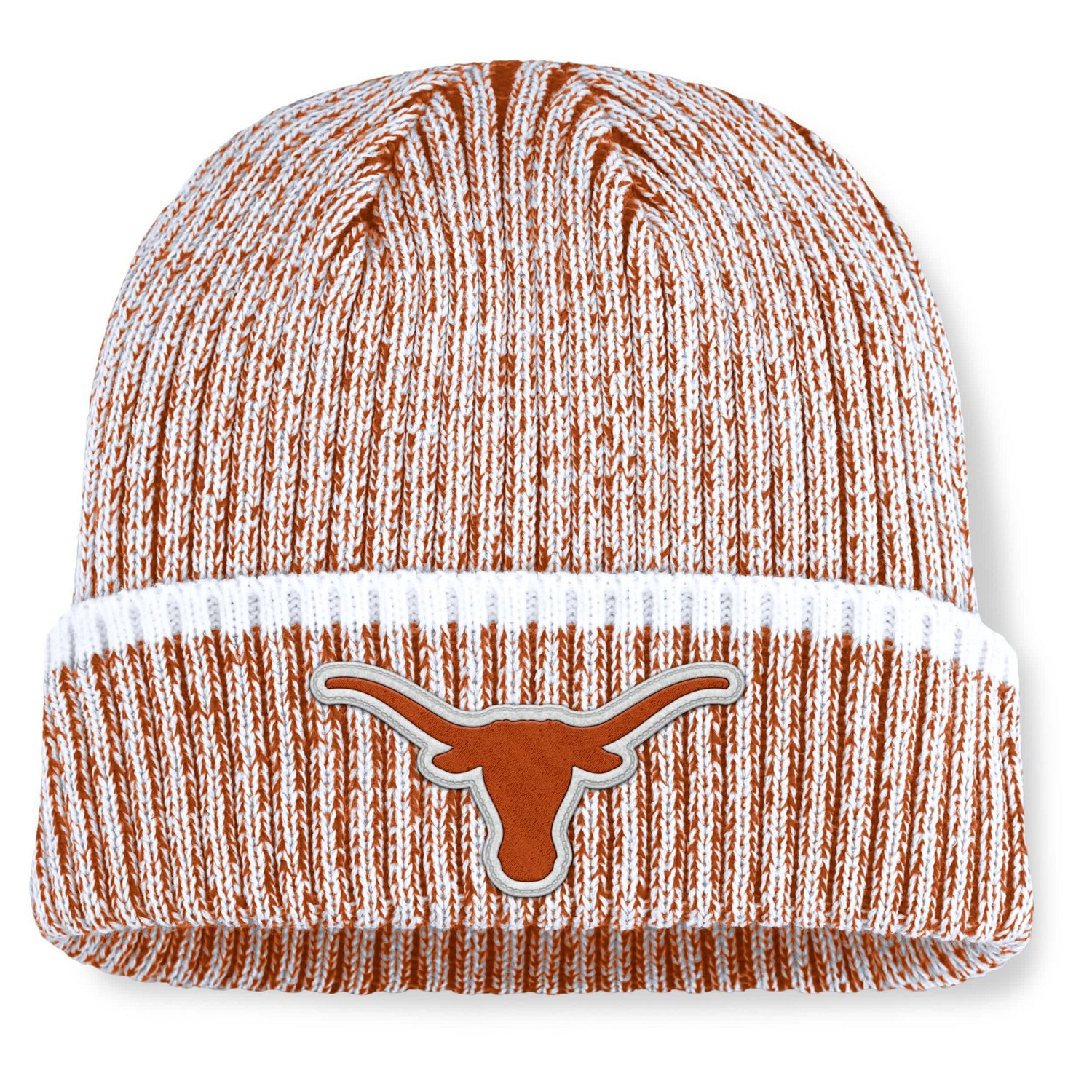 Fanatics Texas White Texas Longhorns Haze Cuffed Knit Hat