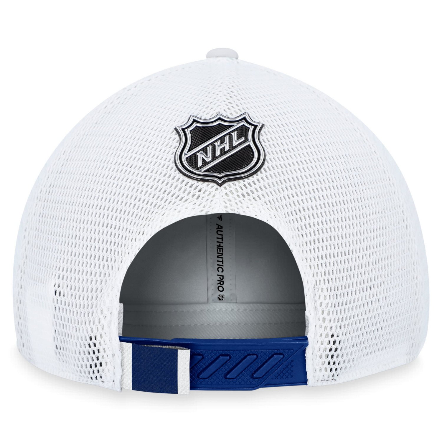 Fanatics Toronto Maple Leafs 2023 NHL Draft On Stage Trucker Adjustable Hat - view number 4