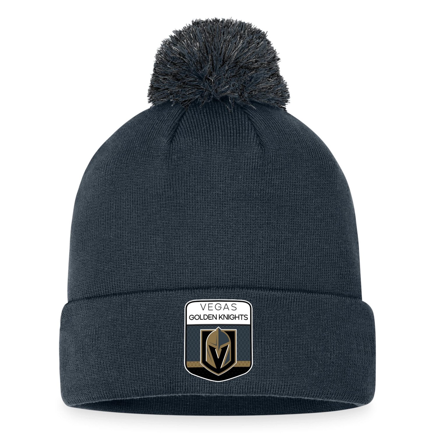 Fanatics Vegas Golden Knights 2023 NHL Draft Cuffed Knit Hat with Pom