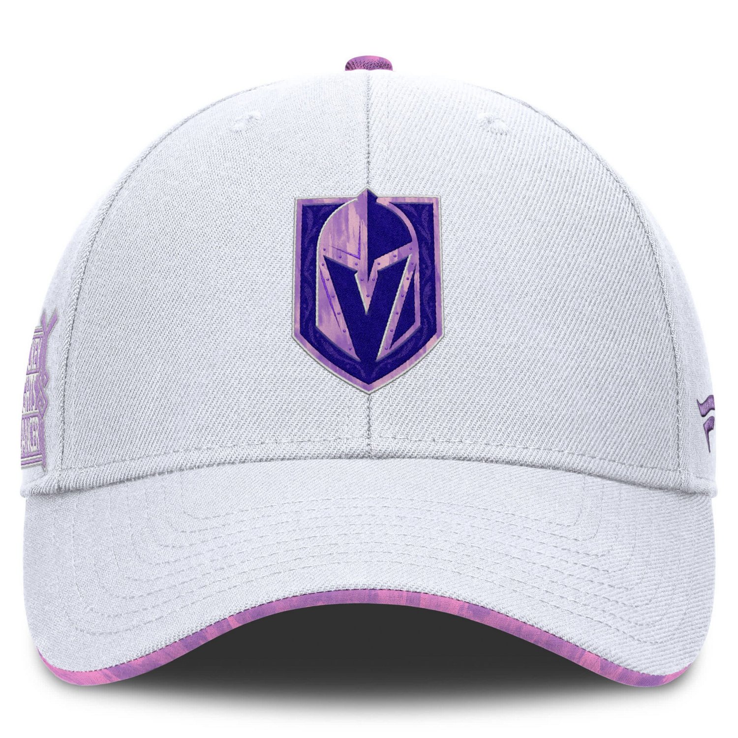 Fanatics Vegas Golden Knights Authentic Pro Hockey Fights Cancer Adjustable Hat - view number 2