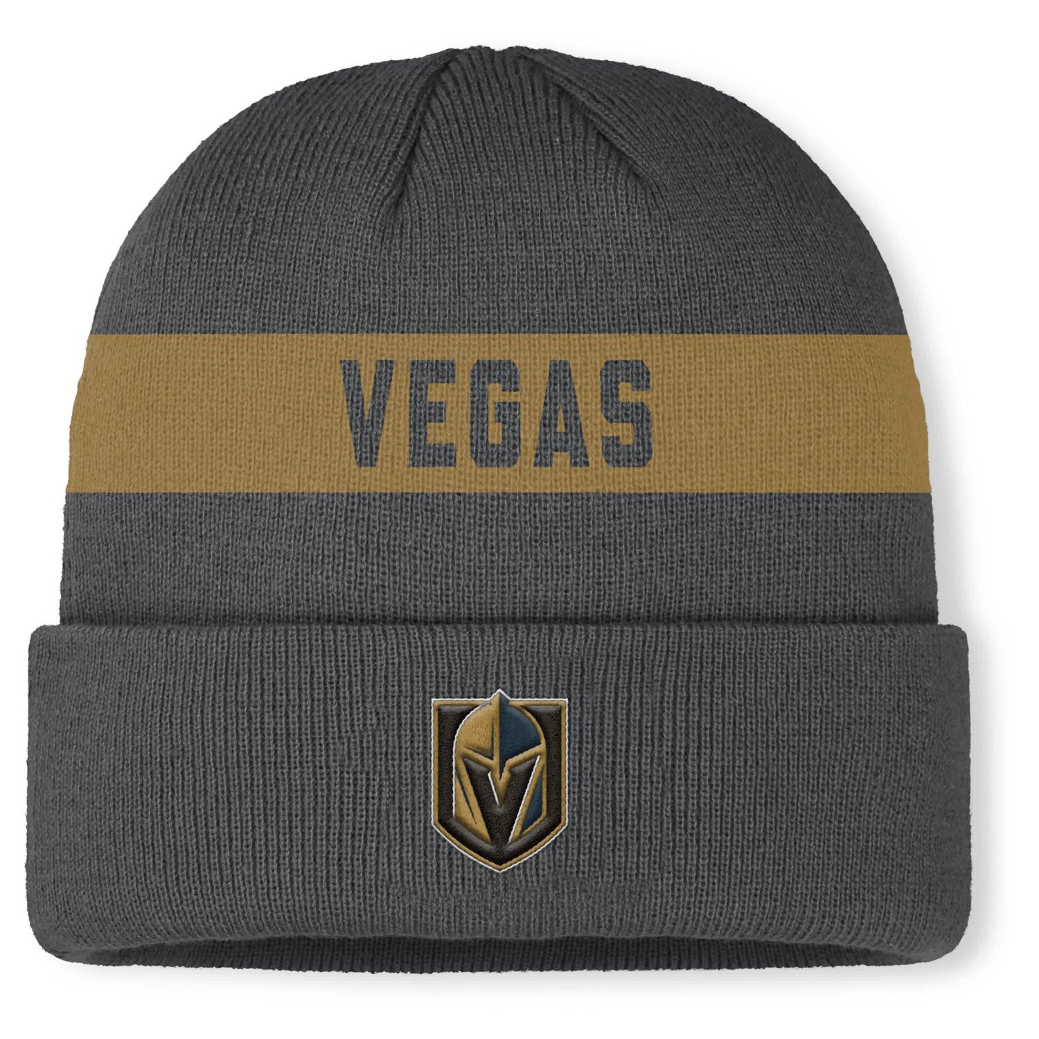 Fanatics Vegas Golden Knights Authentic Pro Rink Cuffed Knit Hat