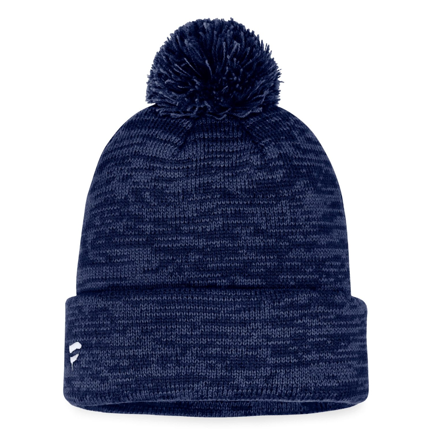 Fanatics Branded Navy Washington Capitals Fundamental Cuffed Knit Hat with Pom