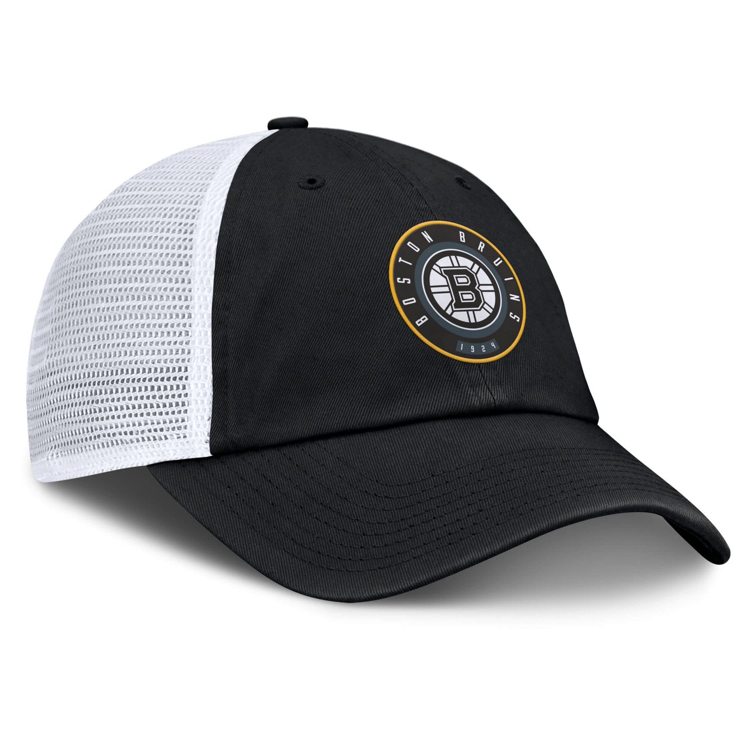Fanatics White Boston Bruins Averie Trucker Adjustable Hat - view number 3