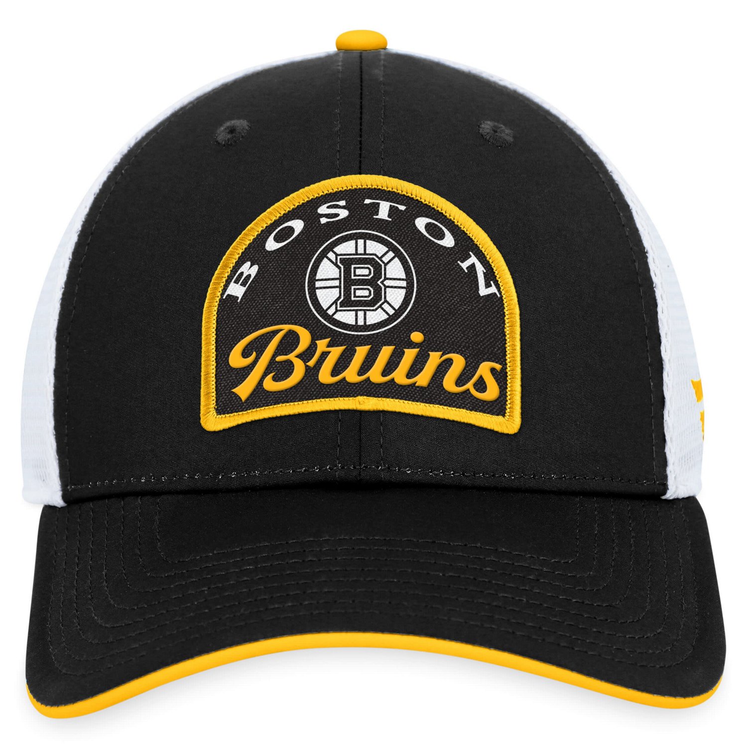 Fanatics /White Boston Bruins Fundamental Adjustable Hat                                                                         - view number 2