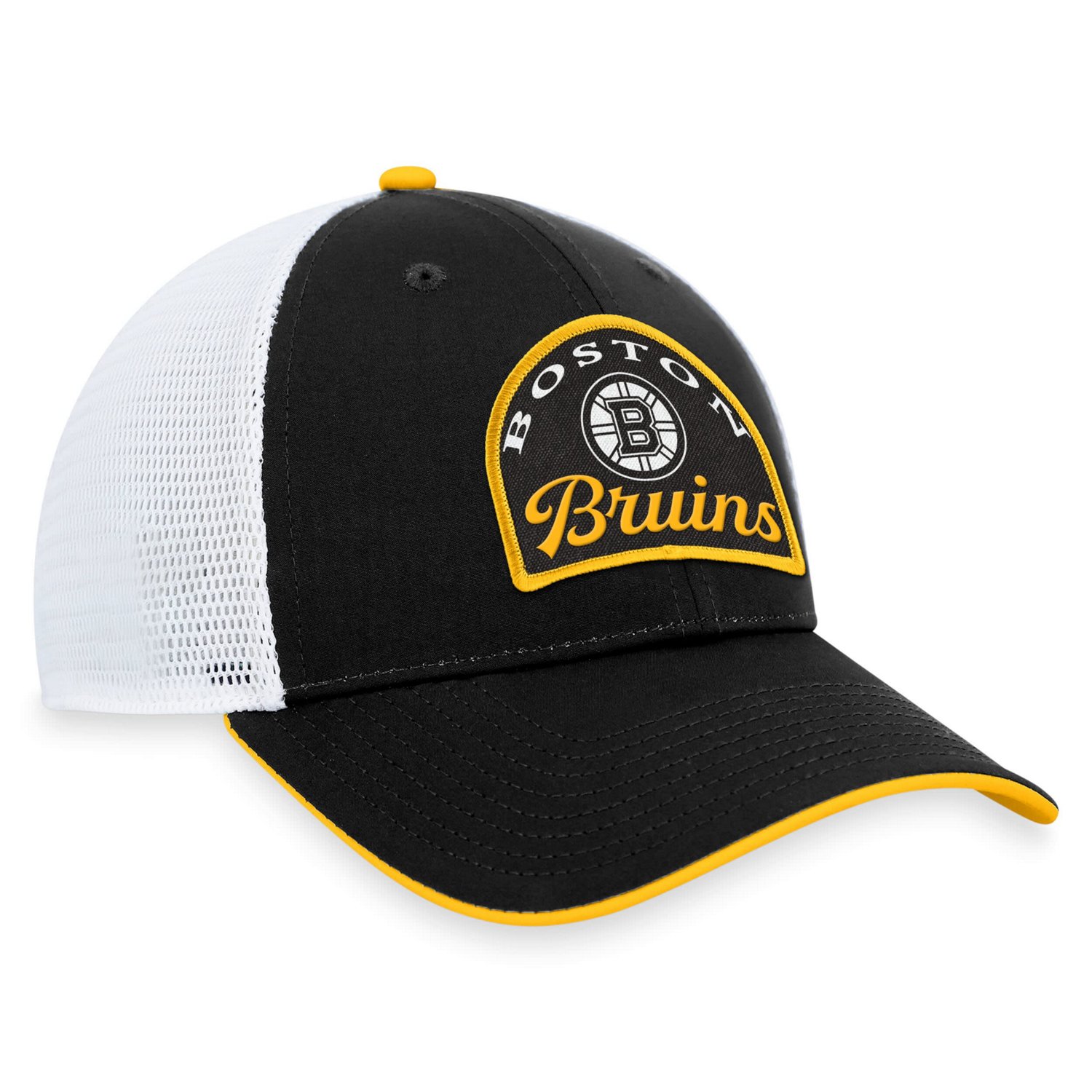 Fanatics /White Boston Bruins Fundamental Adjustable Hat                                                                         - view number 3