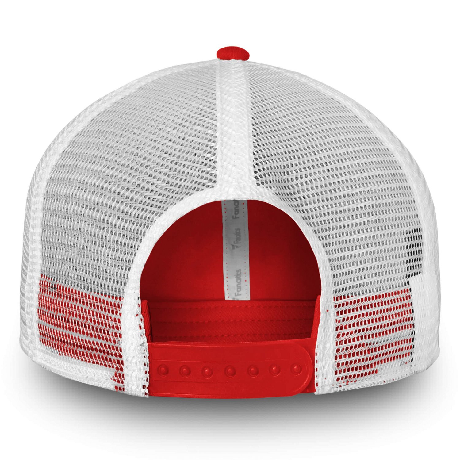 Fanatics White Carolina Hurricanes Core Primary Logo Trucker Adjustable Hat - view number 4