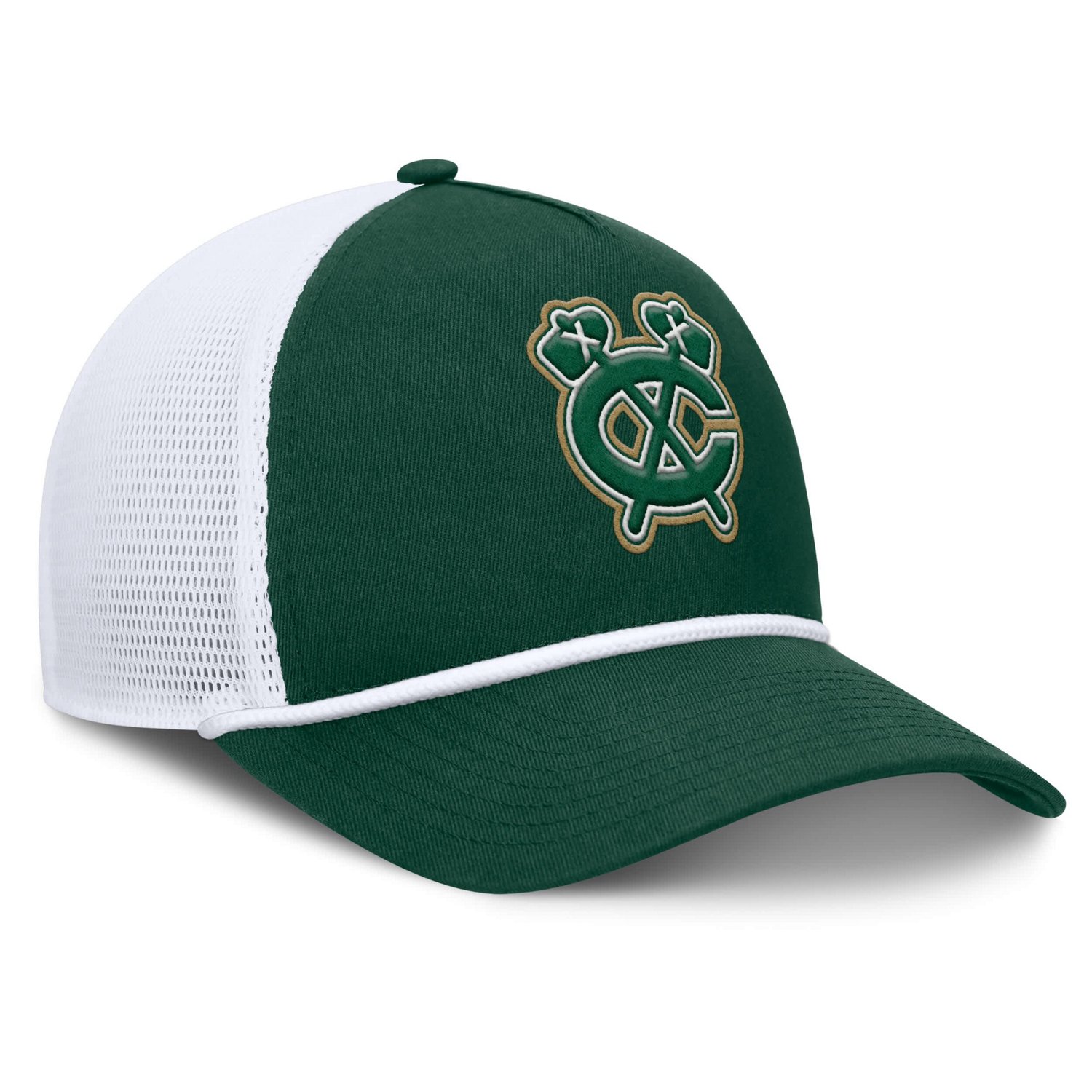 Fanatics White Chicago Blackhawks Bermuda A-Frame Adjustable Hat - view number 3