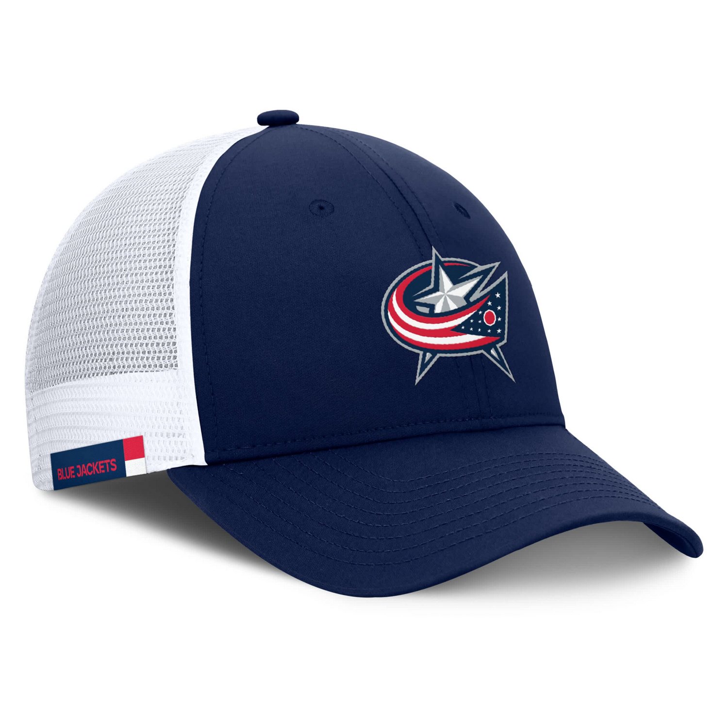 Fanatics White Columbus Blue Jackets Authentic Pro Rink Adjustable Hat - view number 3