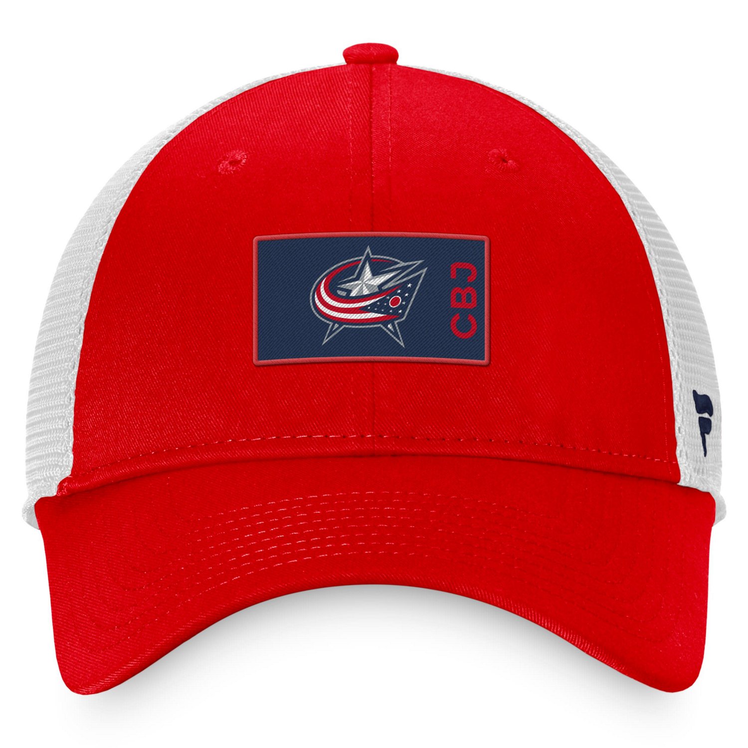 Fanatics /White Columbus Blue Jackets Authentic Pro Rink Trucker Snapback Hat                                                    - view number 2