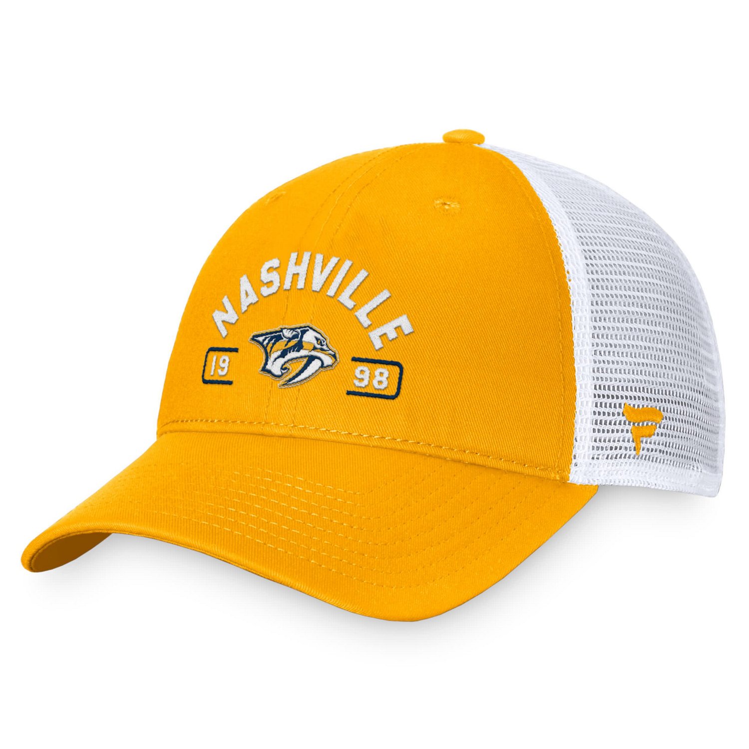 Fanatics White Nashville Predators Free Kick Trucker Adjustable Hat - view number 3