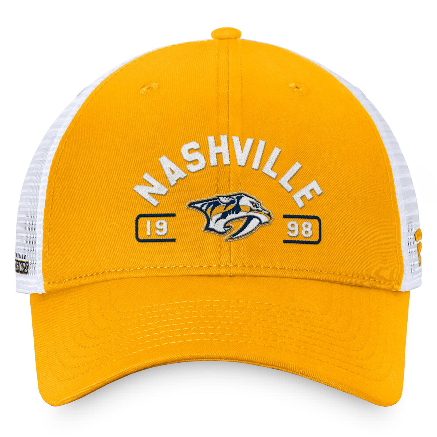 Fanatics White Nashville Predators Free Kick Trucker Adjustable Hat - view number 2
