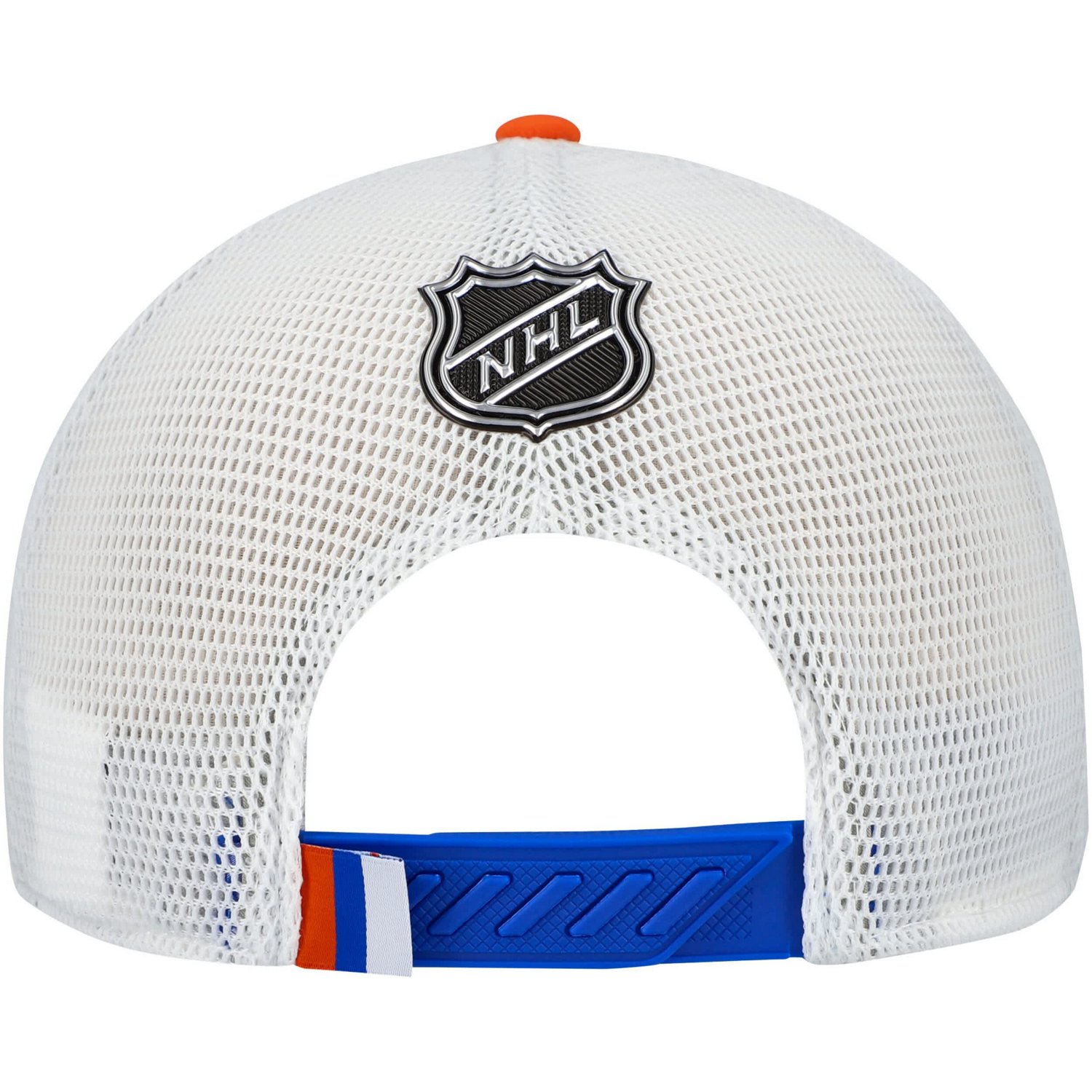 Fanatics White New York Islanders Authentic Pro Draft Podium Trucker Adjustable Hat - view number 4