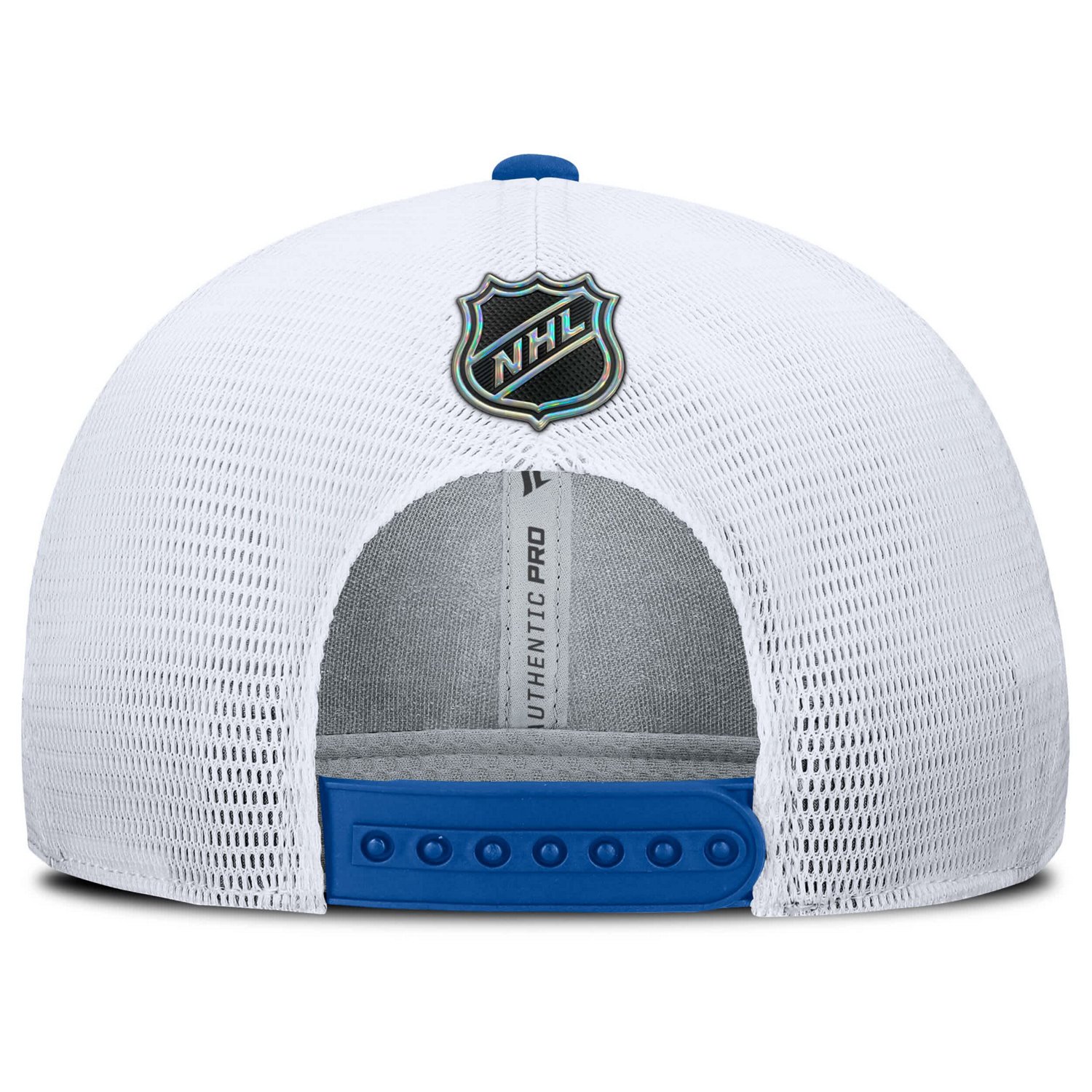 Fanatics White New York Islanders Authentic Pro Rink Lockup Adjustable Trucker Hat - view number 4