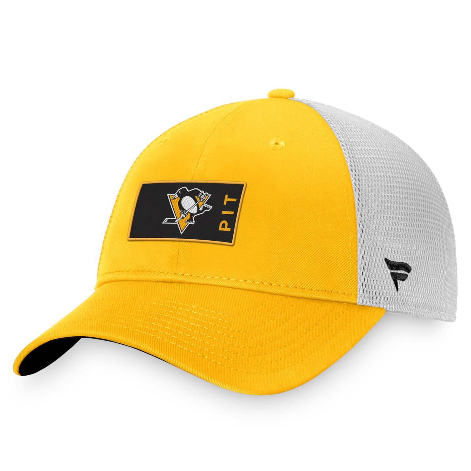 Fanatics /White Pittsburgh Penguins Authentic Pro Rink Trucker Snapback Hat