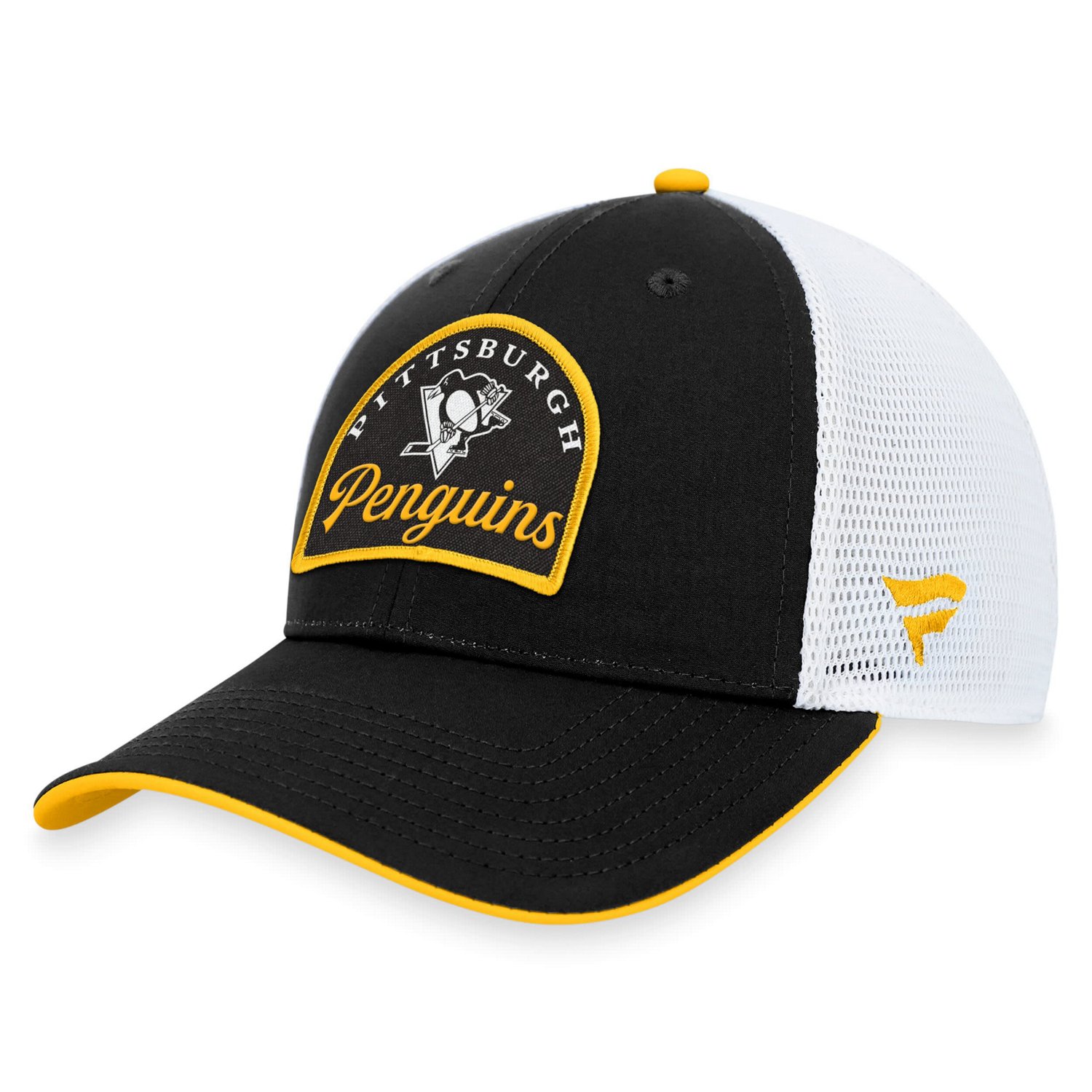Fanatics /White Pittsburgh Penguins Fundamental Adjustable Hat                                                                   - view number 1