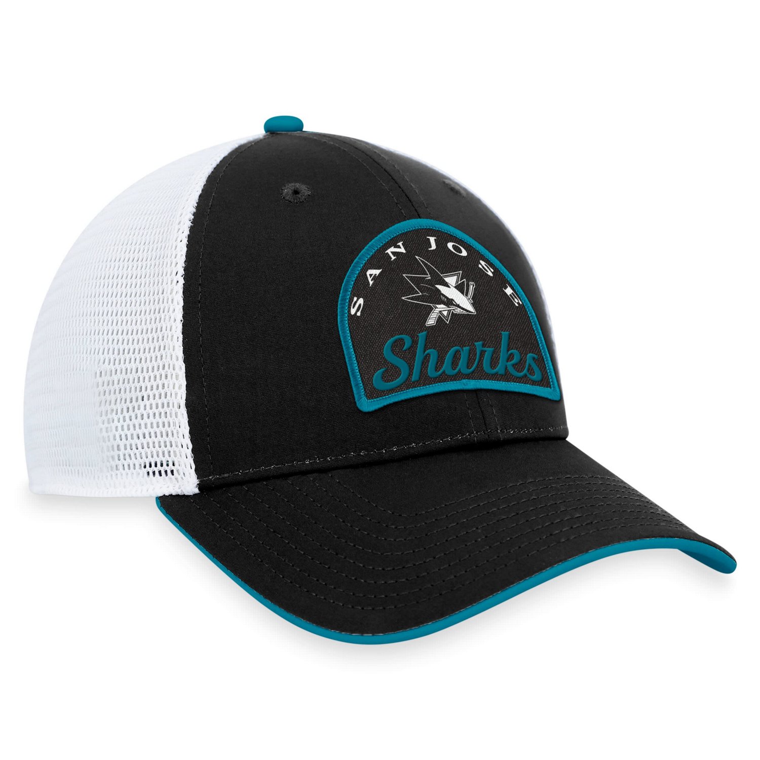 Fanatics /White San Jose Sharks Fundamental Adjustable Hat                                                                       - view number 3