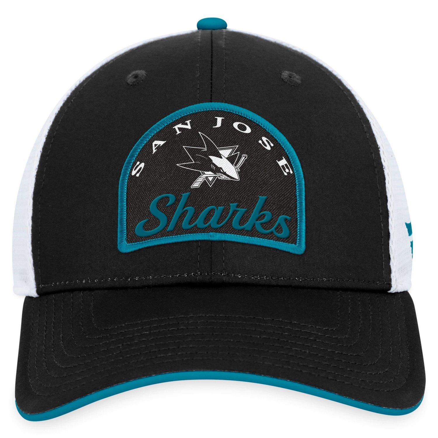 Fanatics /White San Jose Sharks Fundamental Adjustable Hat                                                                       - view number 2