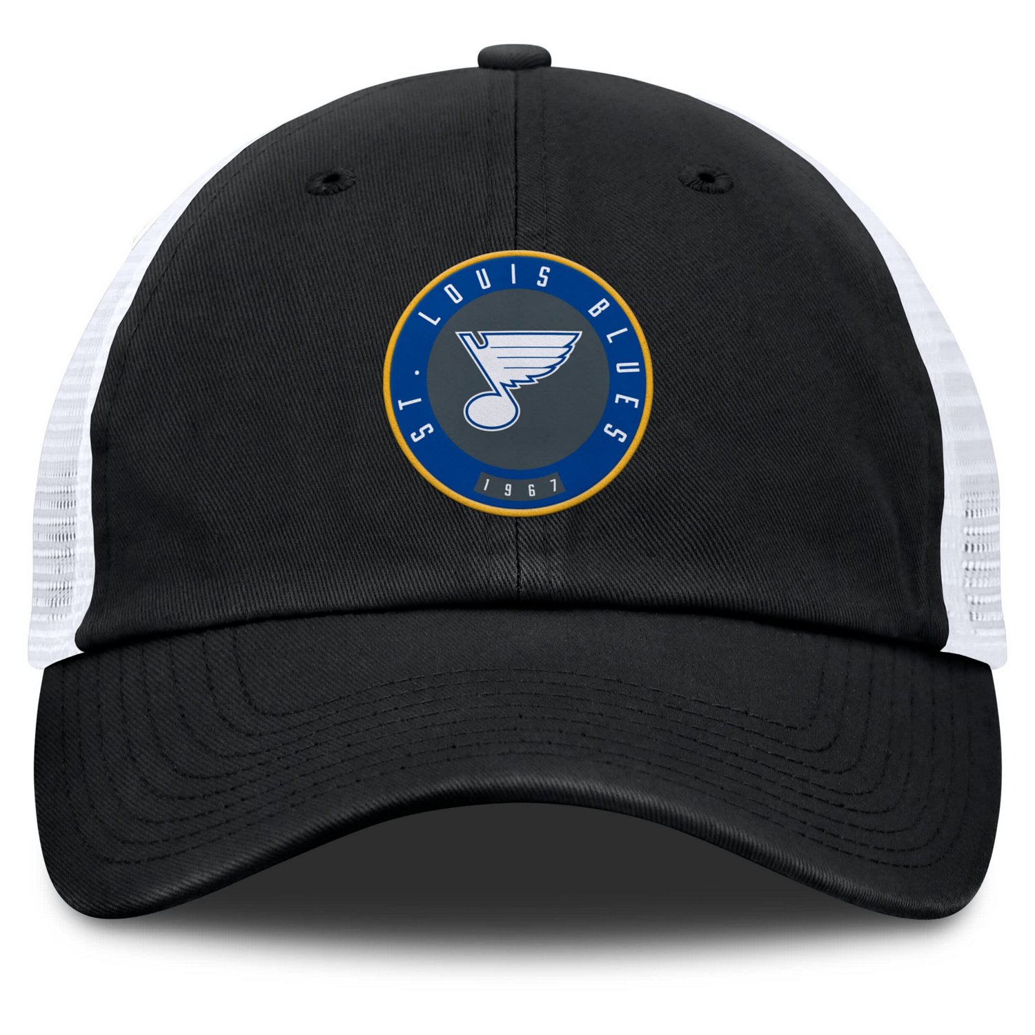 Fanatics White St Louis Blues Averie Trucker Adjustable Hat