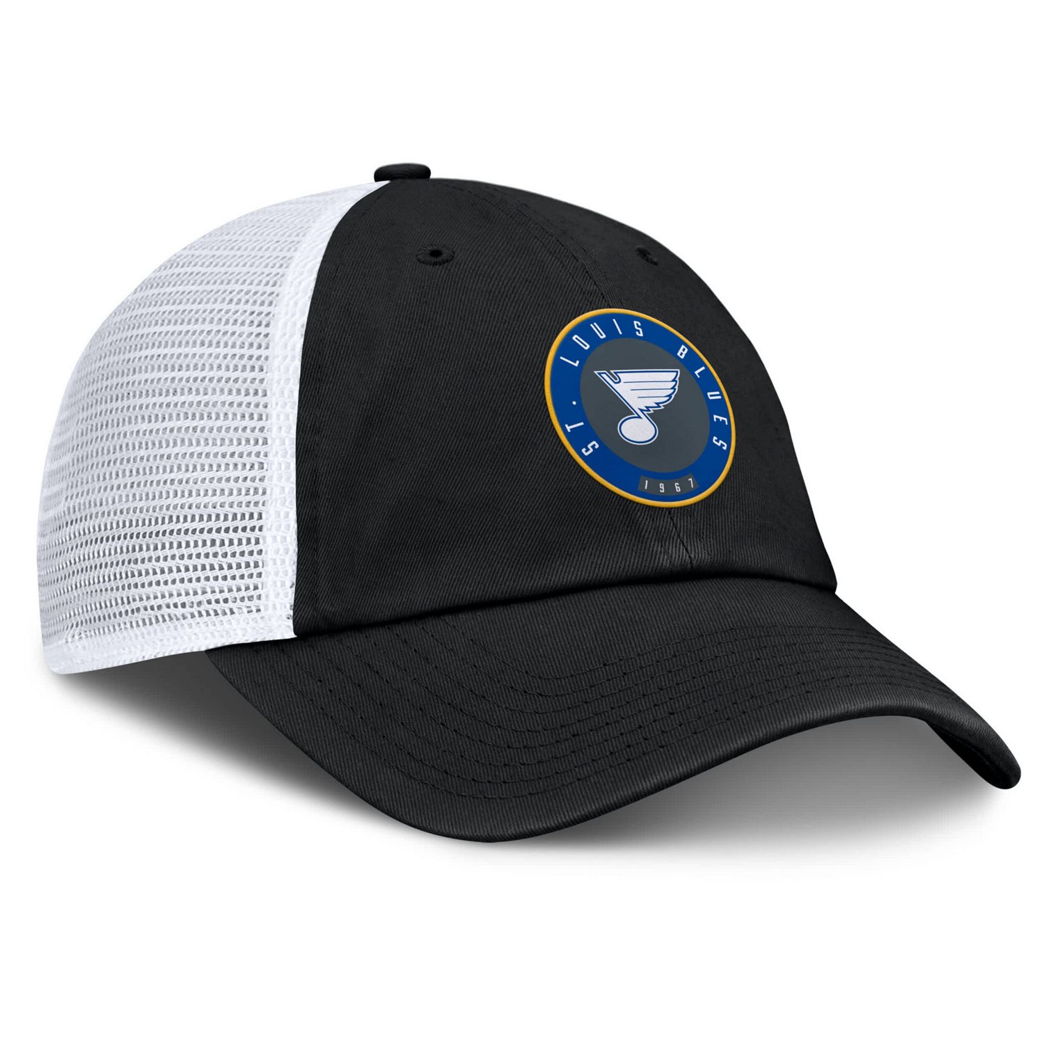 Fanatics White St Louis Blues Averie Trucker Adjustable Hat - view number 3