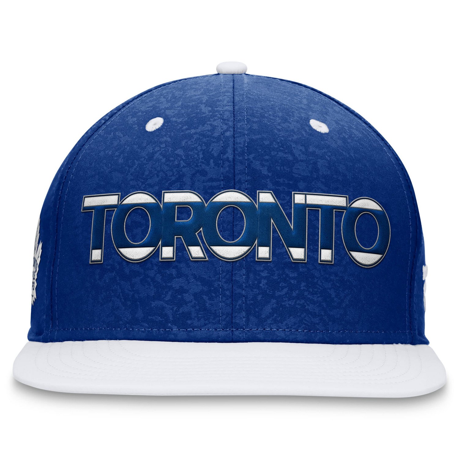 Fanatics /White Toronto Maple Leafs Authentic Pro Rink Two-Tone Snapback Hat