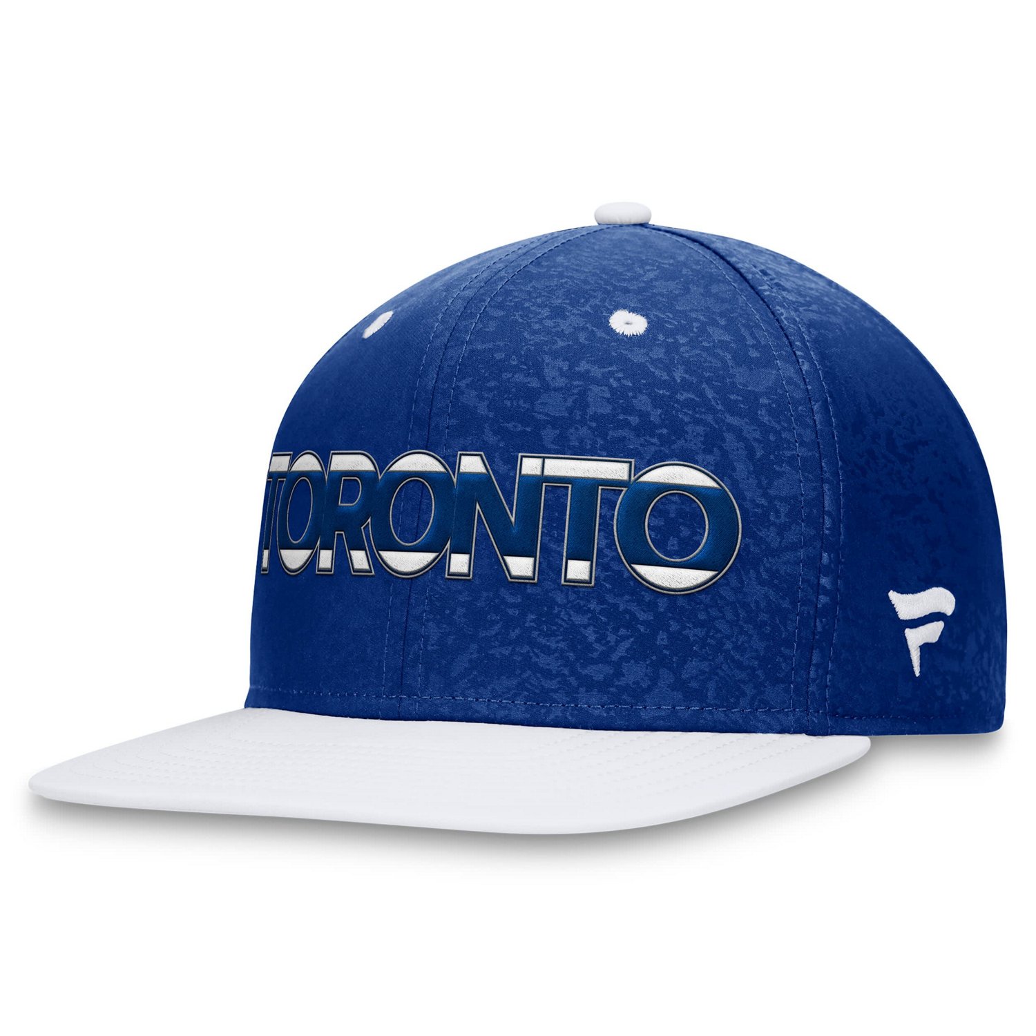 Fanatics /White Toronto Maple Leafs Authentic Pro Rink Two-Tone Snapback Hat