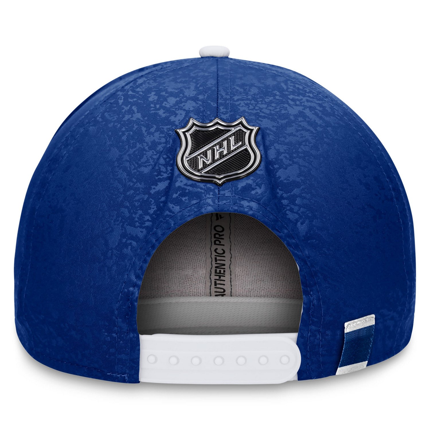 Fanatics /White Toronto Maple Leafs Authentic Pro Rink Two-Tone Snapback Hat
