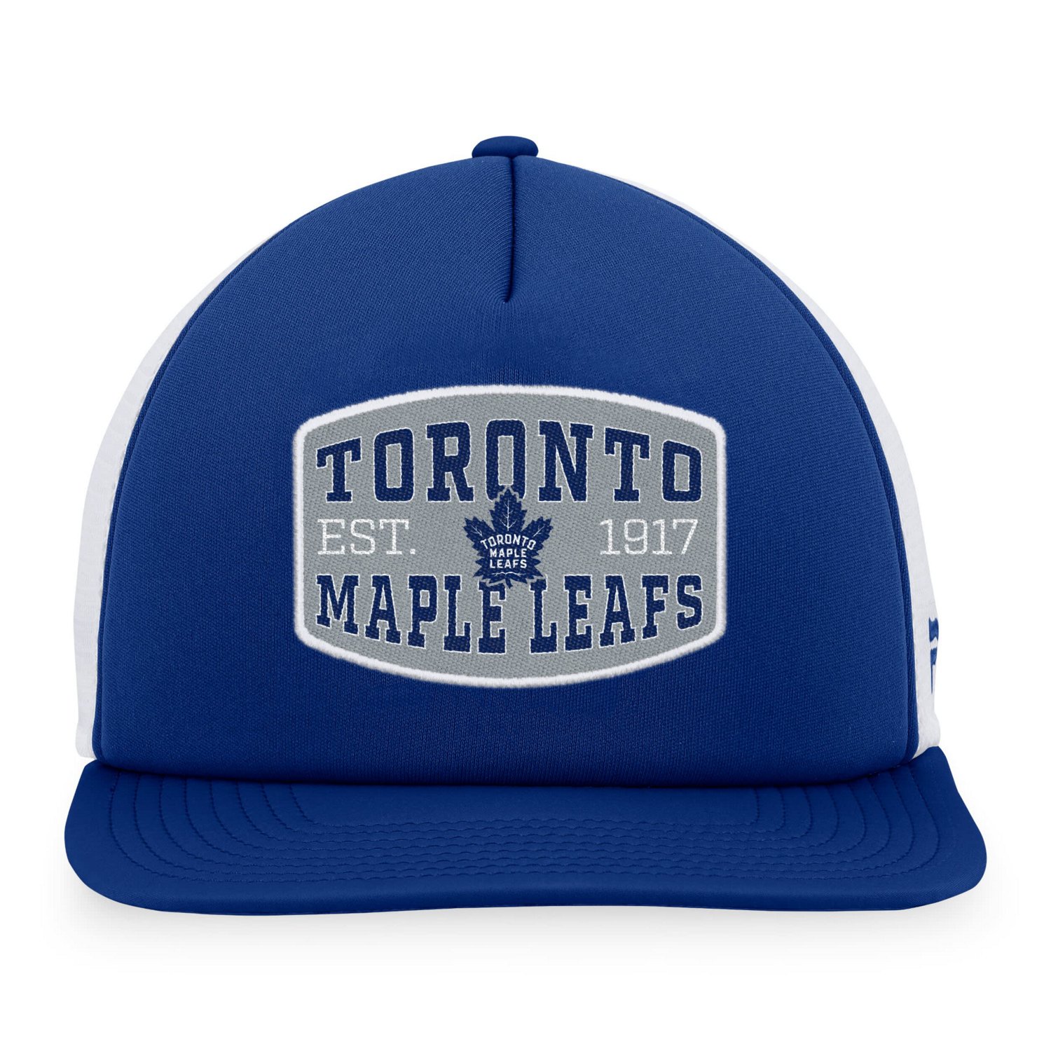 Fanatics /White Toronto Maple Leafs Foam Front Patch Trucker Snapback Hat                                                        - view number 2