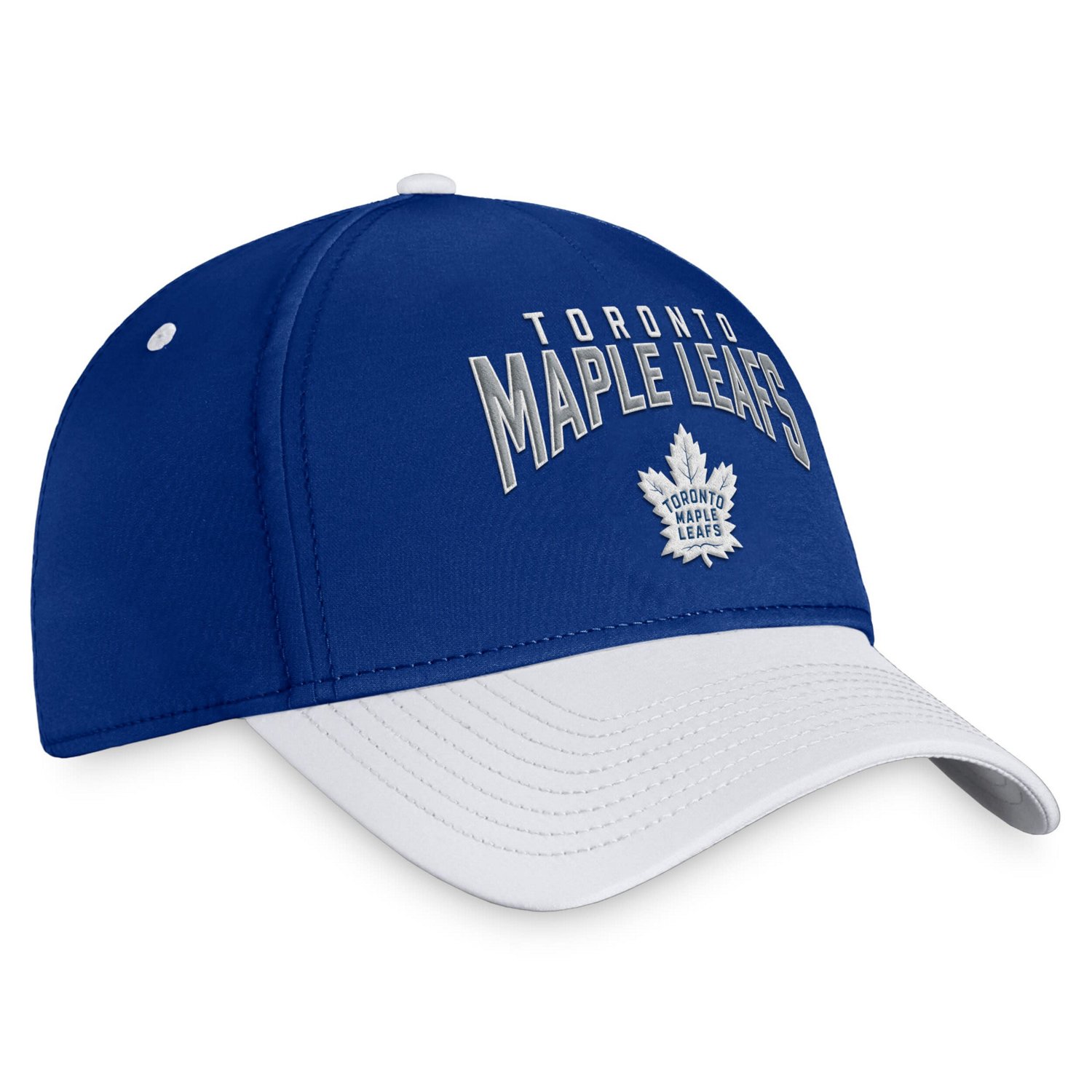 Fanatics /White Toronto Maple Leafs Fundamental 2-Tone Flex Hat - view number 3