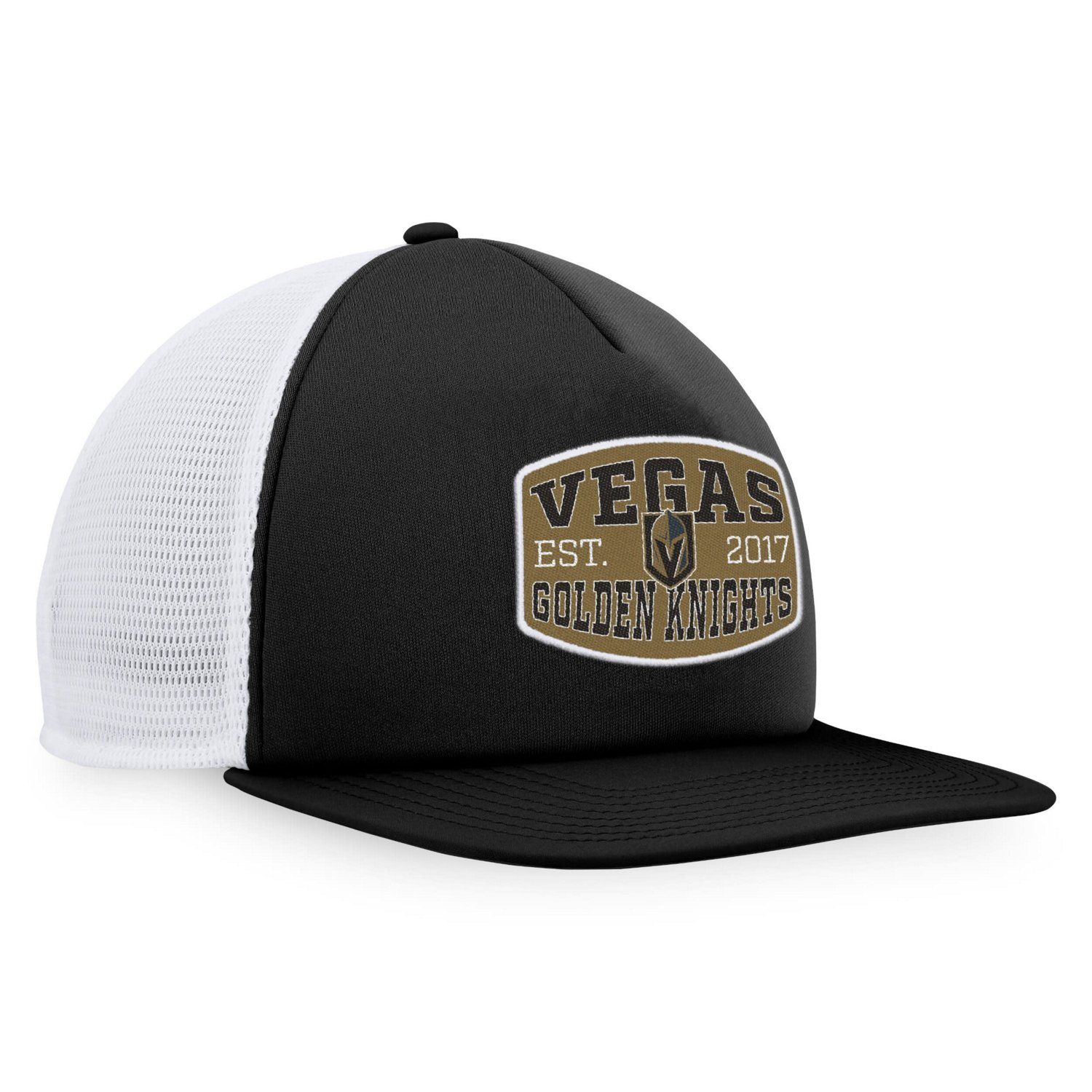 Fanatics /White Vegas Golden Knights Foam Front Patch Trucker Snapback Hat                                                       - view number 3