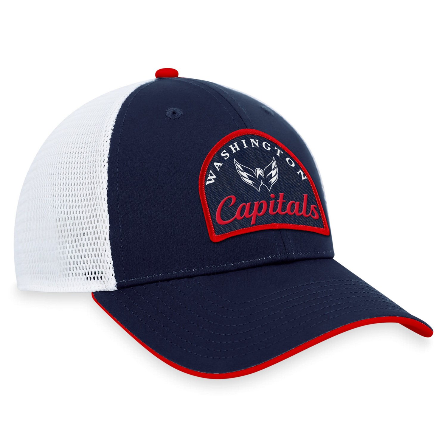 Fanatics /White Washington Capitals Fundamental Adjustable Hat
