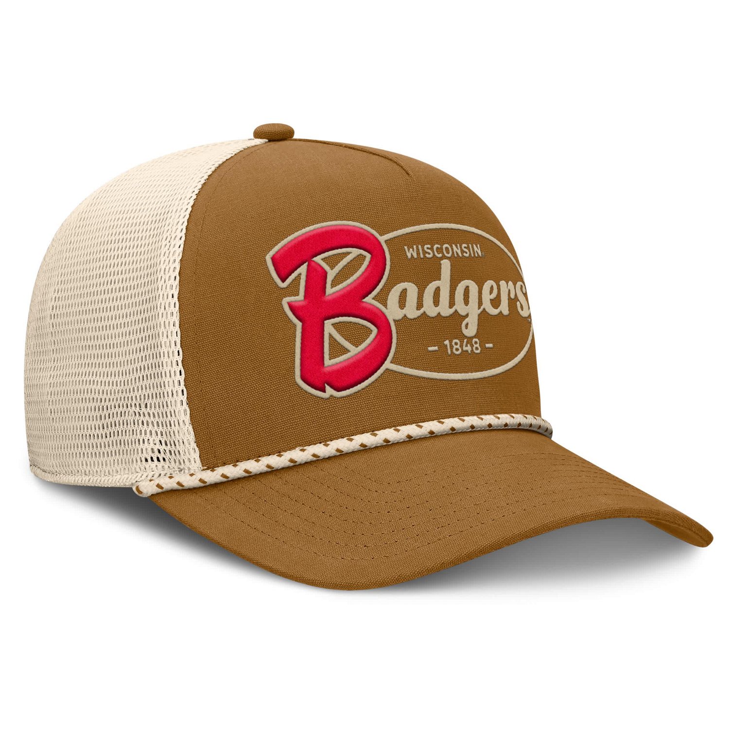 Fanatics Wisconsin Badgers Trucker Adjustable Hat - view number 3