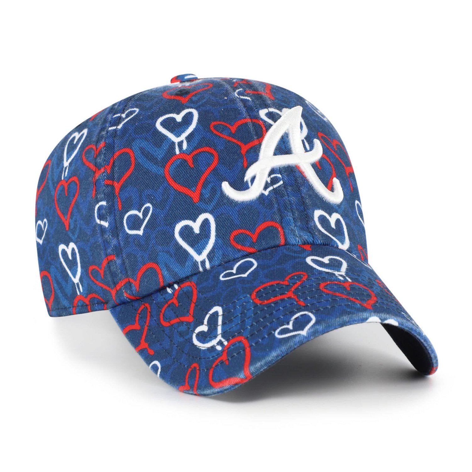 Girls Youth '47 Atlanta Braves Mural Clean Up Adjustable Hat - view number 2
