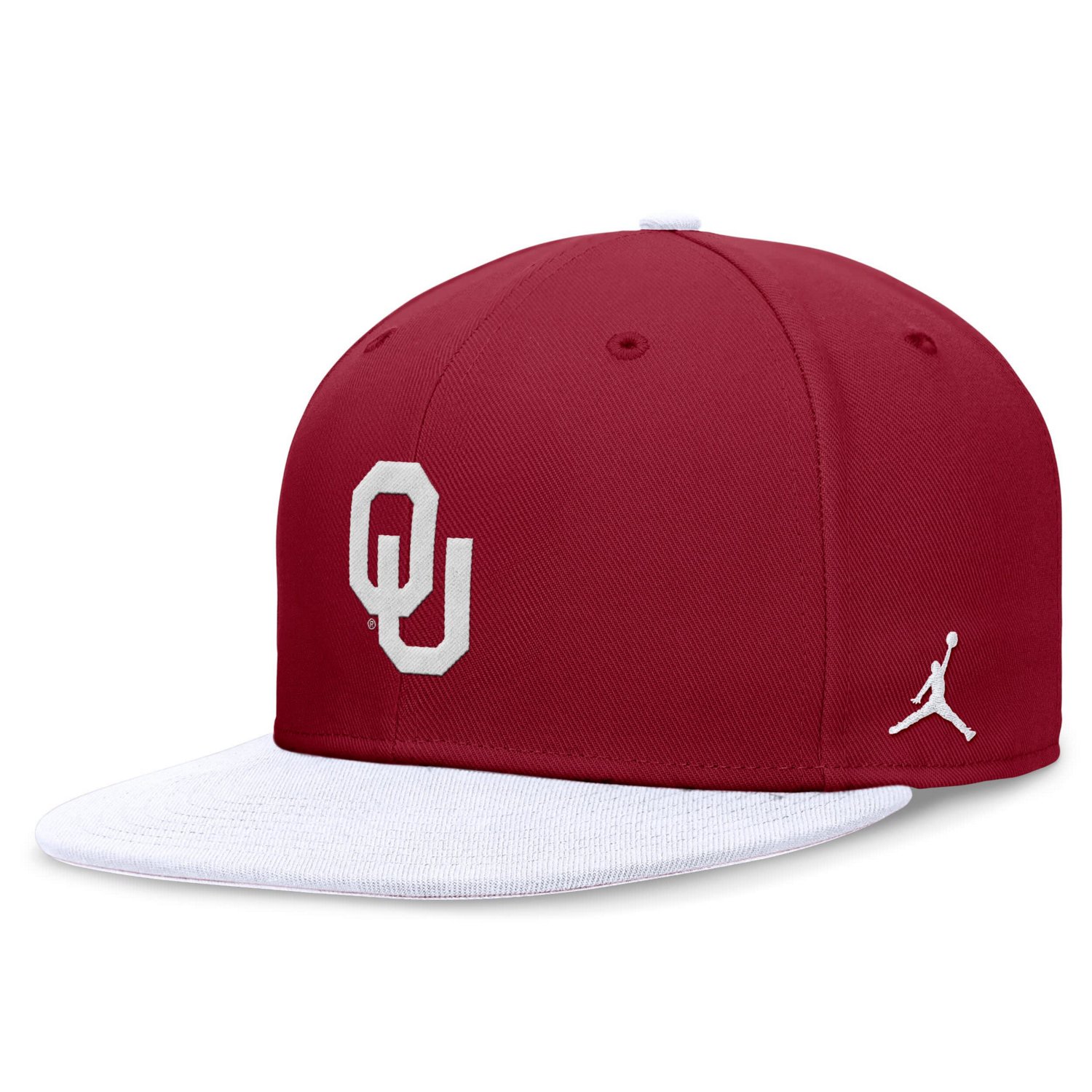 Jordan Brand Oklahoma Sooners Team Logo Performance Fitted Hat Academy