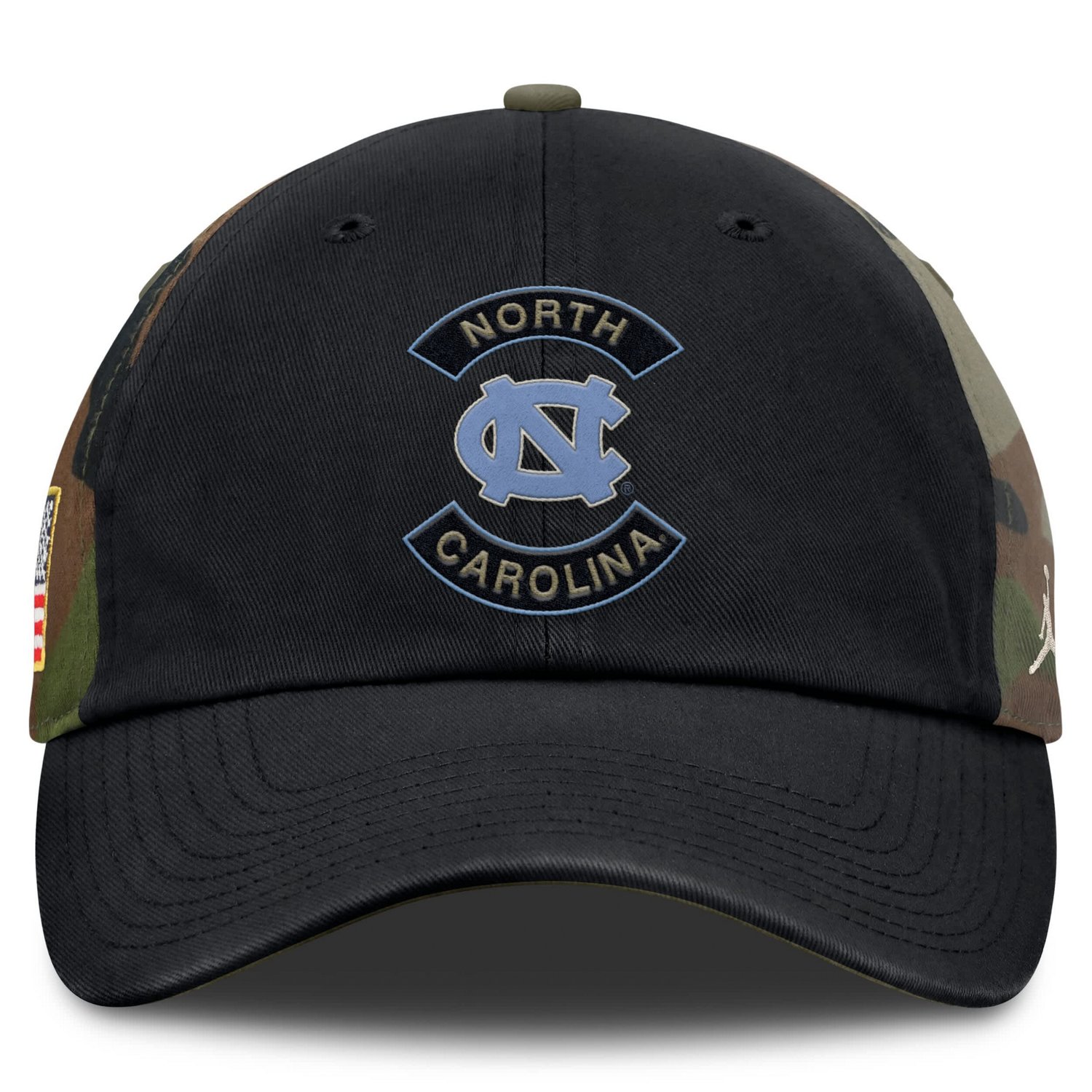 Jordan Brand Camo North Carolina Tar Heels 2025 Military Appreciation Club Adjustable Hat - view number 2