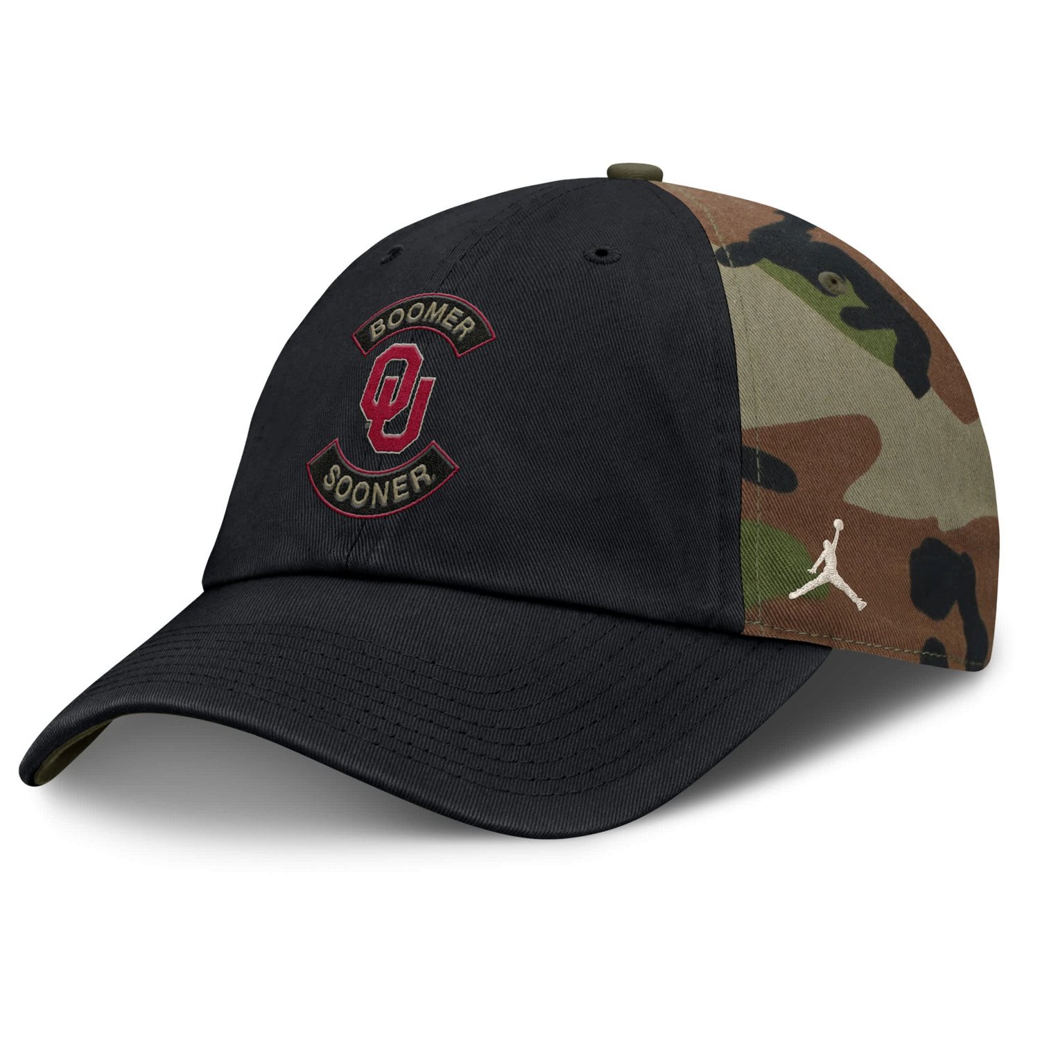 Jordan Brand Camo Oklahoma Sooners 2025 Military Appreciation Club Adjustable Hat