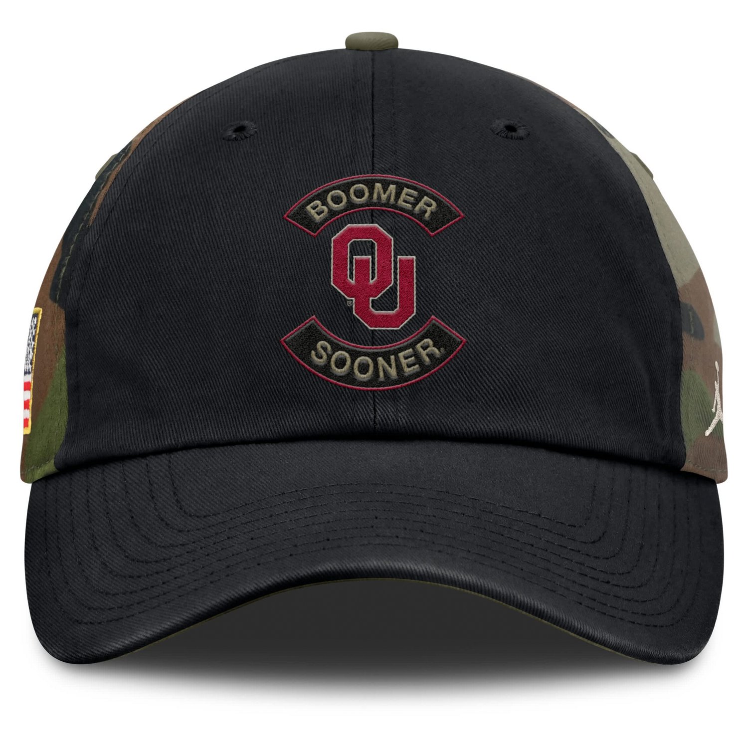 Jordan Brand Camo Oklahoma Sooners 2025 Military Appreciation Club Adjustable Hat - view number 2