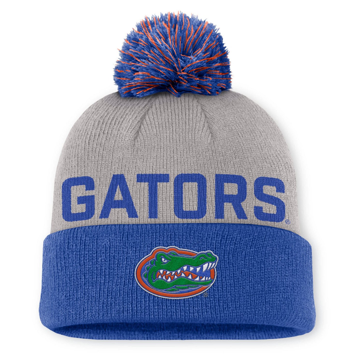 Jordan Brand Florida Gators Primetime Peak Cuffed Knit Hat with Pom