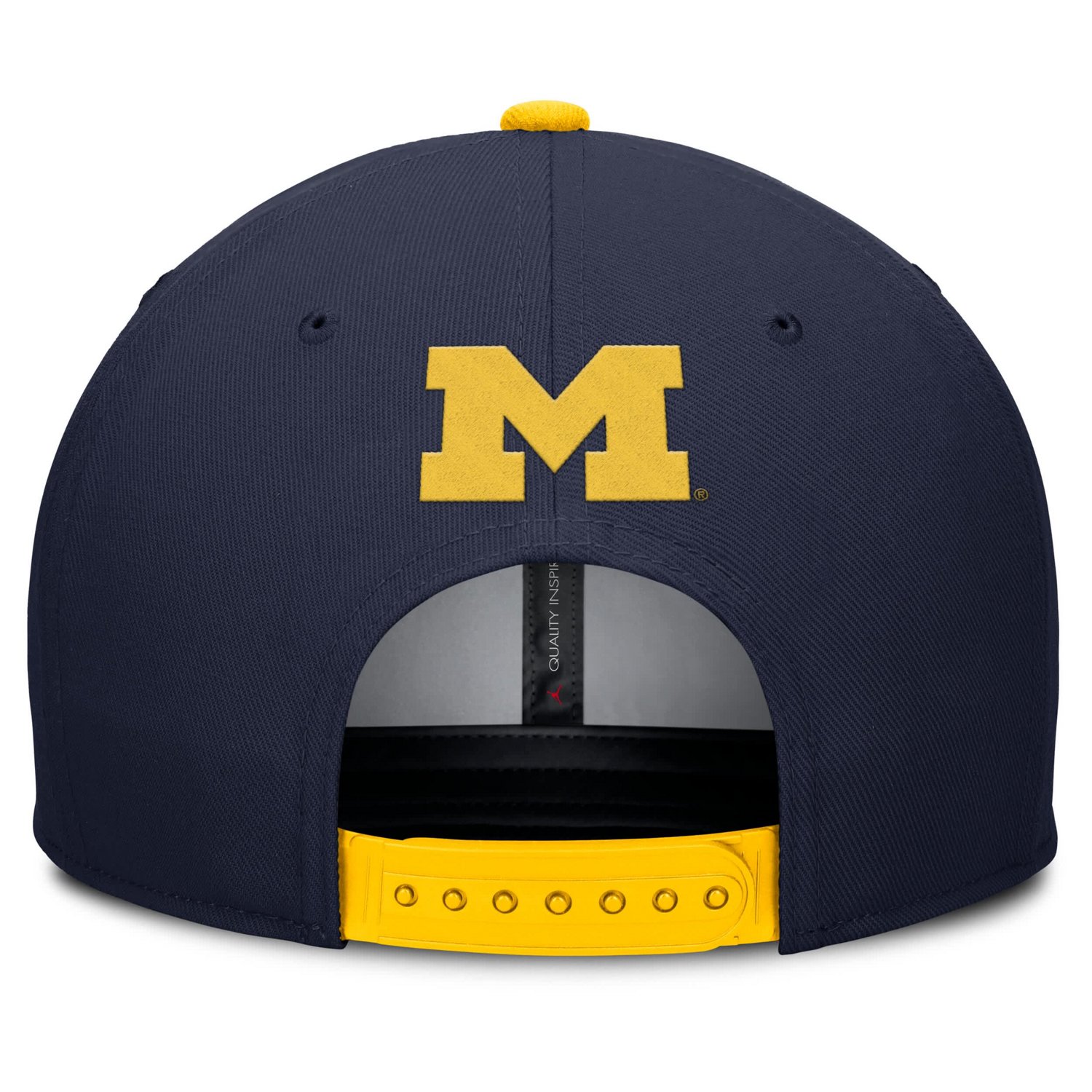 Jordan Brand Maize Michigan Wolverines 2025 Sideline Campus Pro Local Snapback Hat - view number 4