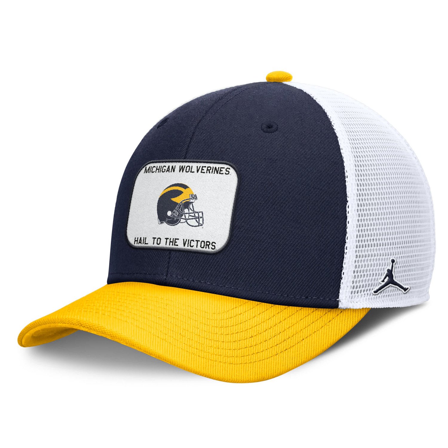 Jordan Brand Maize Michigan Wolverines Rise Adjustable Trucker Hat