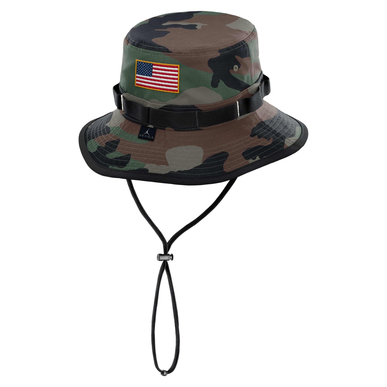 Jordan Brand Michigan Wolverines 2025 Military Appreciation Boonie Dri-FIT Bucket Hat - view number 2