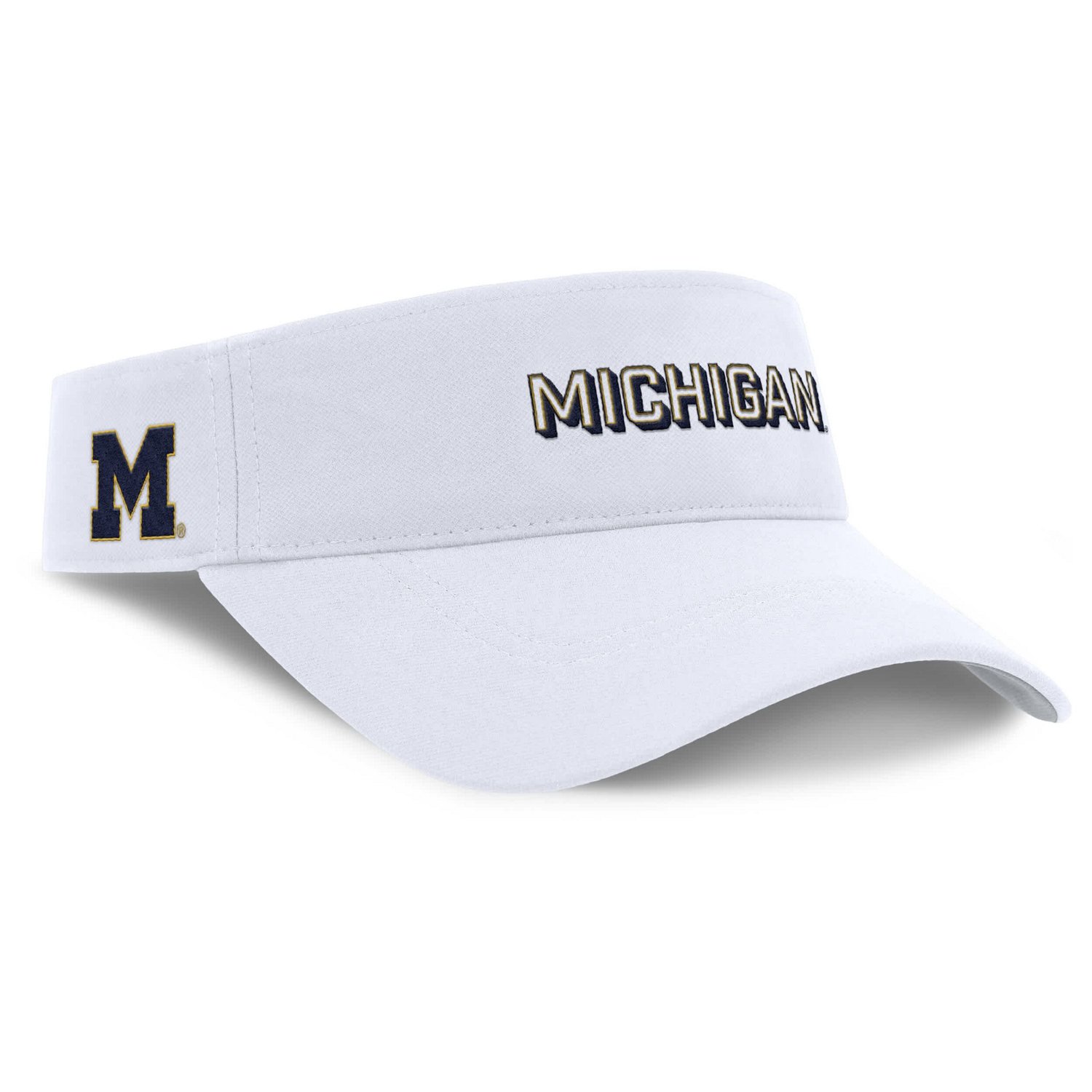 Jordan Brand Michigan Wolverines 2025 On-Field Gameday Performance Ace Adjustable Visor - view number 3