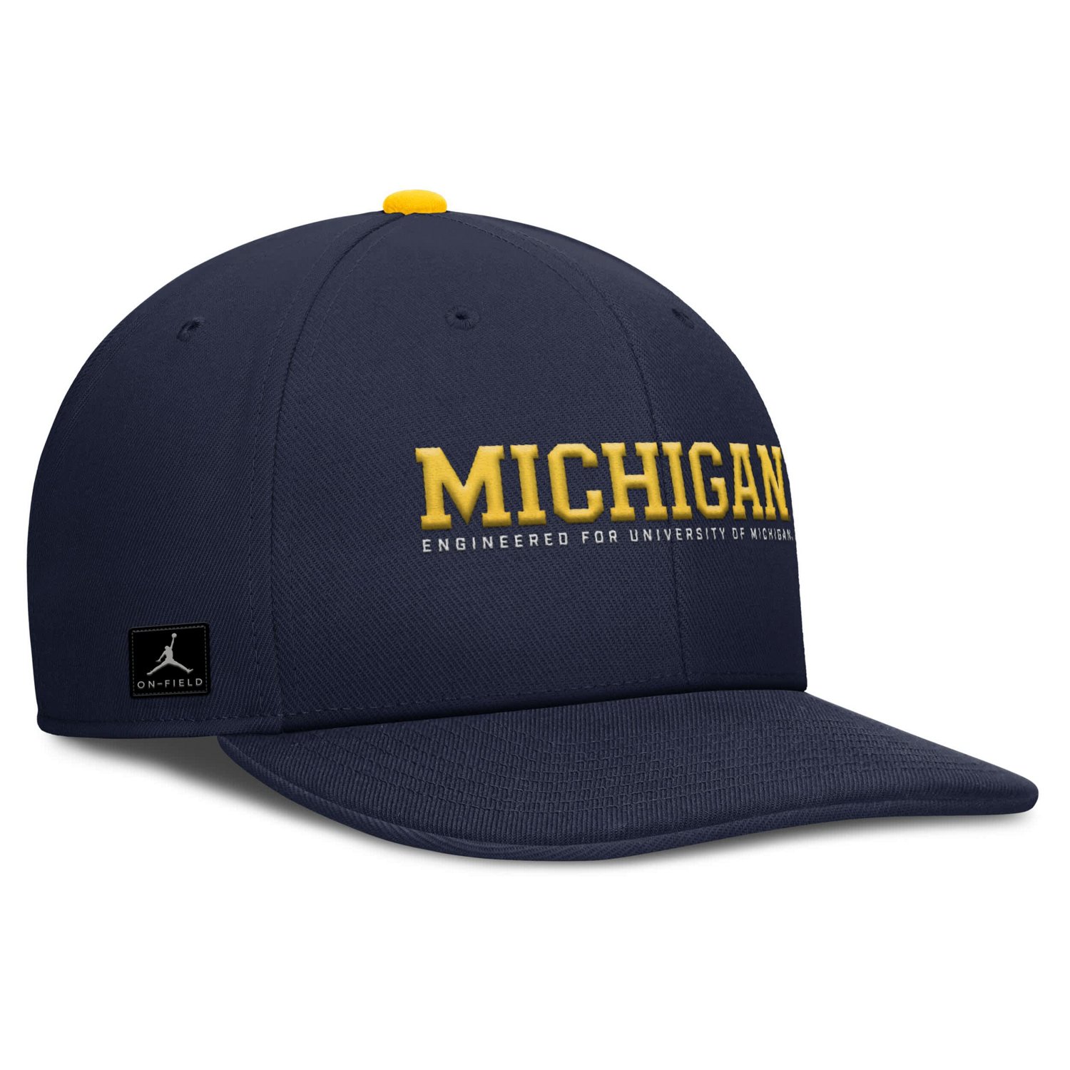 Jordan Brand Michigan Wolverines 2025 On-Field Pro Performance Adjustable Hat - view number 3