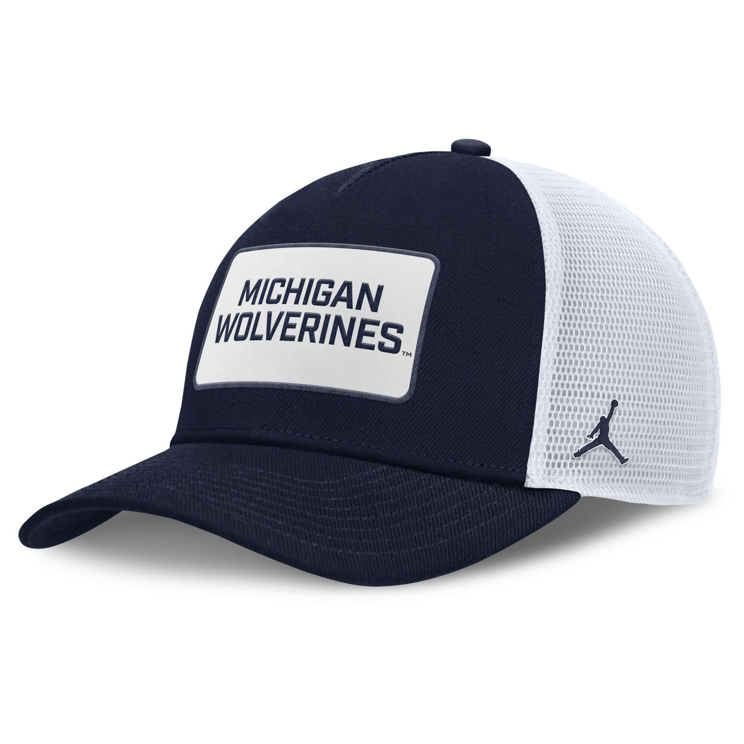 michi-michi Michigan Wolverines Jordan Anthracite Victory Half Zip