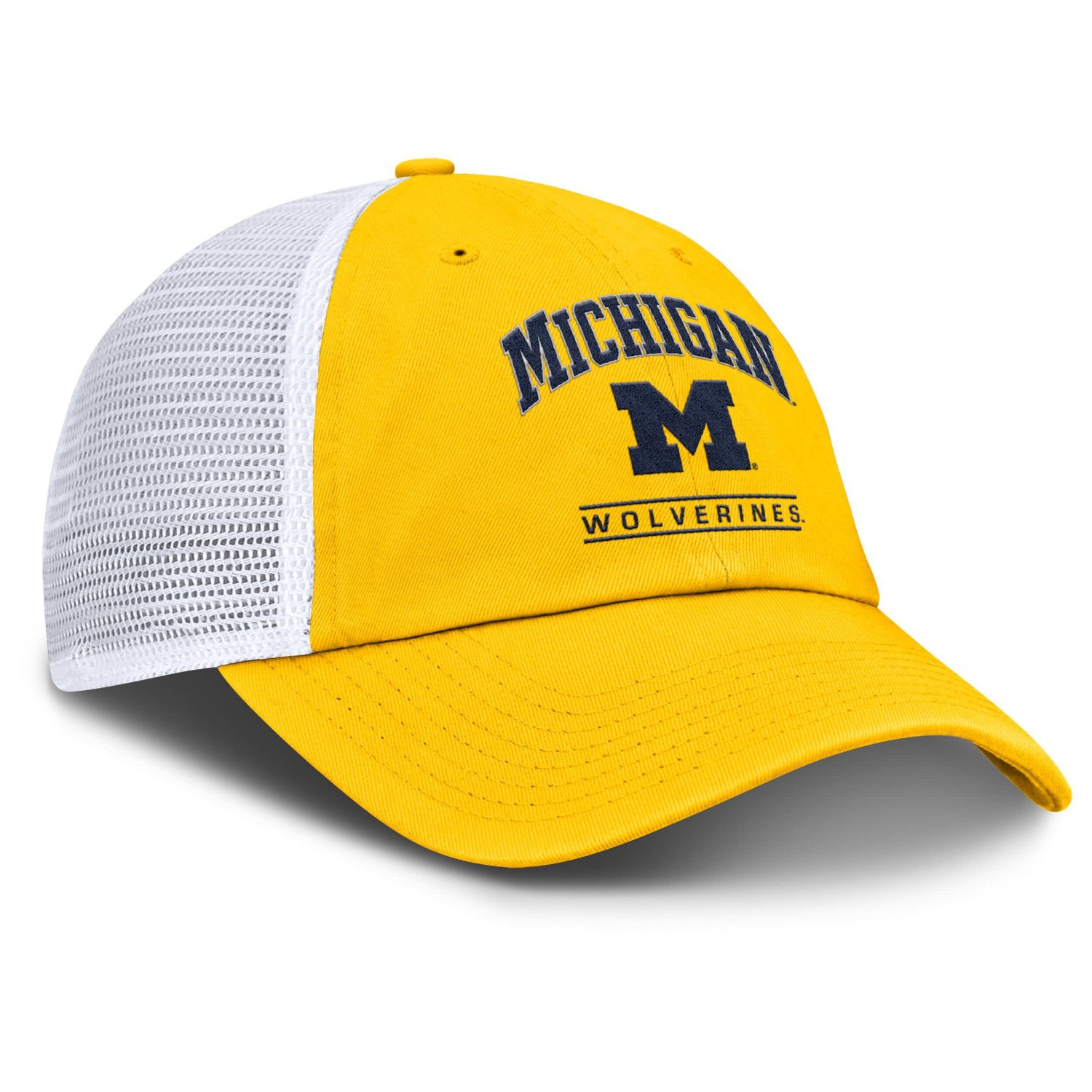 Jordan Brand Michigan Wolverines Club Trucker Adjustable Hat - view number 3