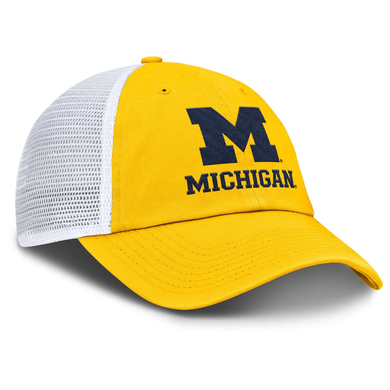 Jordan Brand Michigan Wolverines Club Trucker Adjustable Hat - view number 3