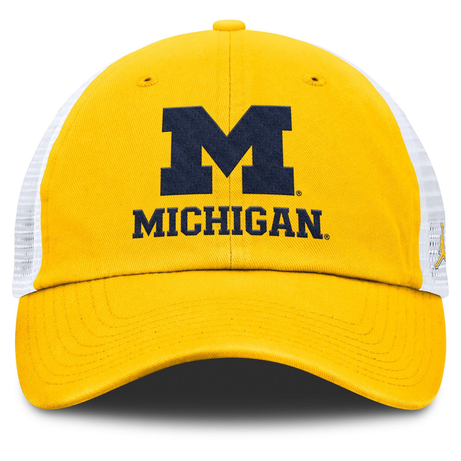 Jordan Brand Michigan Wolverines Club Trucker Adjustable Hat - view number 2
