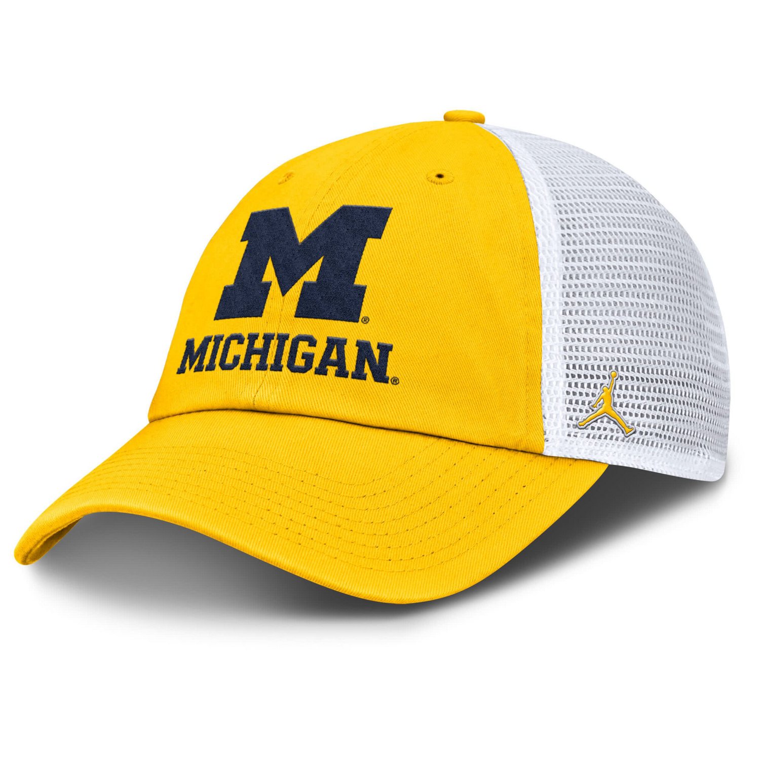 Jordan Brand Michigan Wolverines Club Trucker Adjustable Hat - view number 1