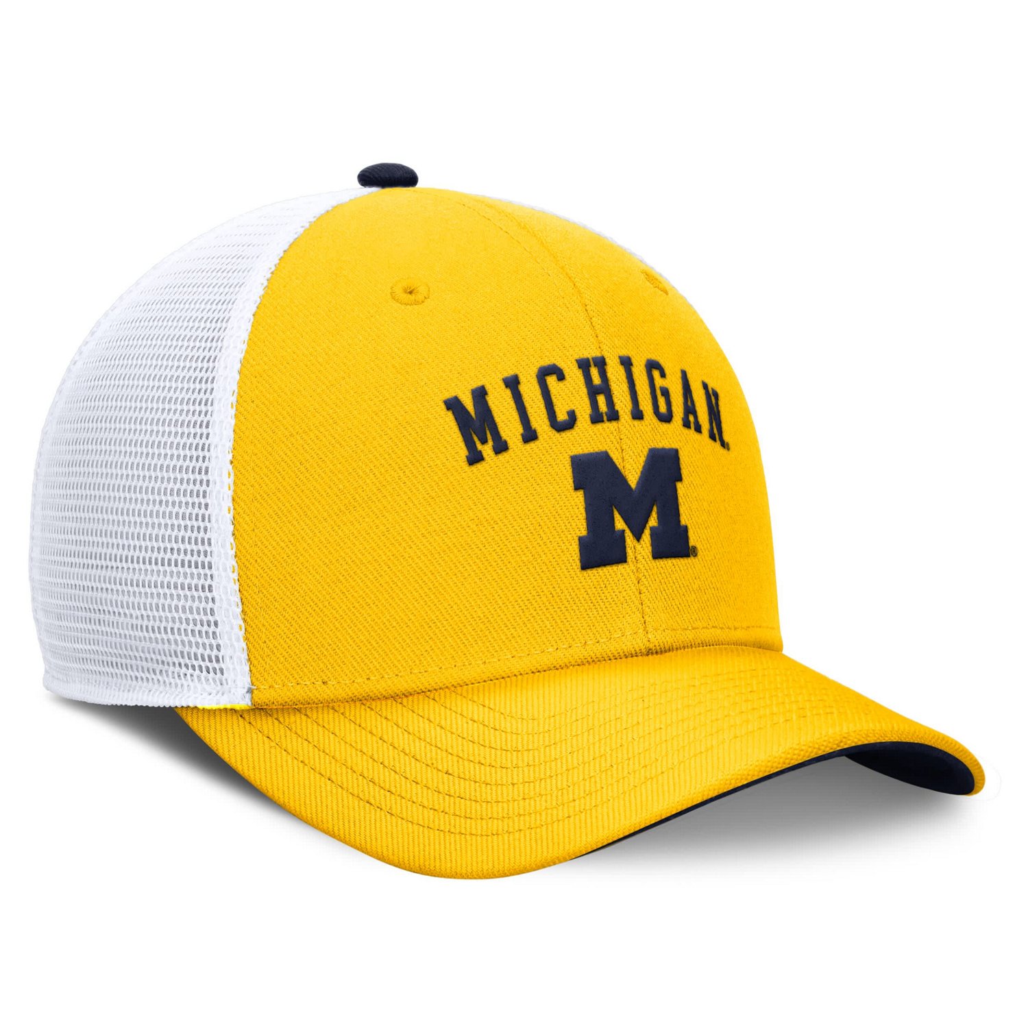 Jordan Brand Michigan Wolverines Rise Adjustable Trucker Hat - view number 3