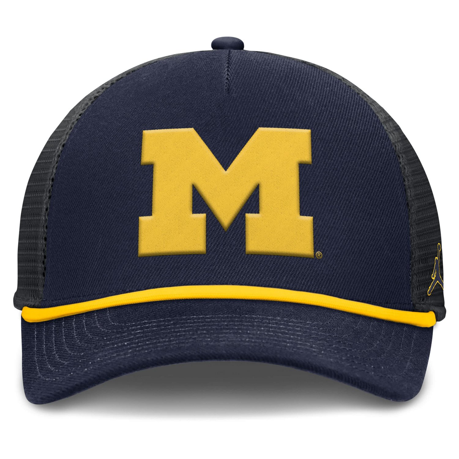Jordan Brand Michigan Wolverines Rise Primetime Trucker Adjustable Hat - view number 2