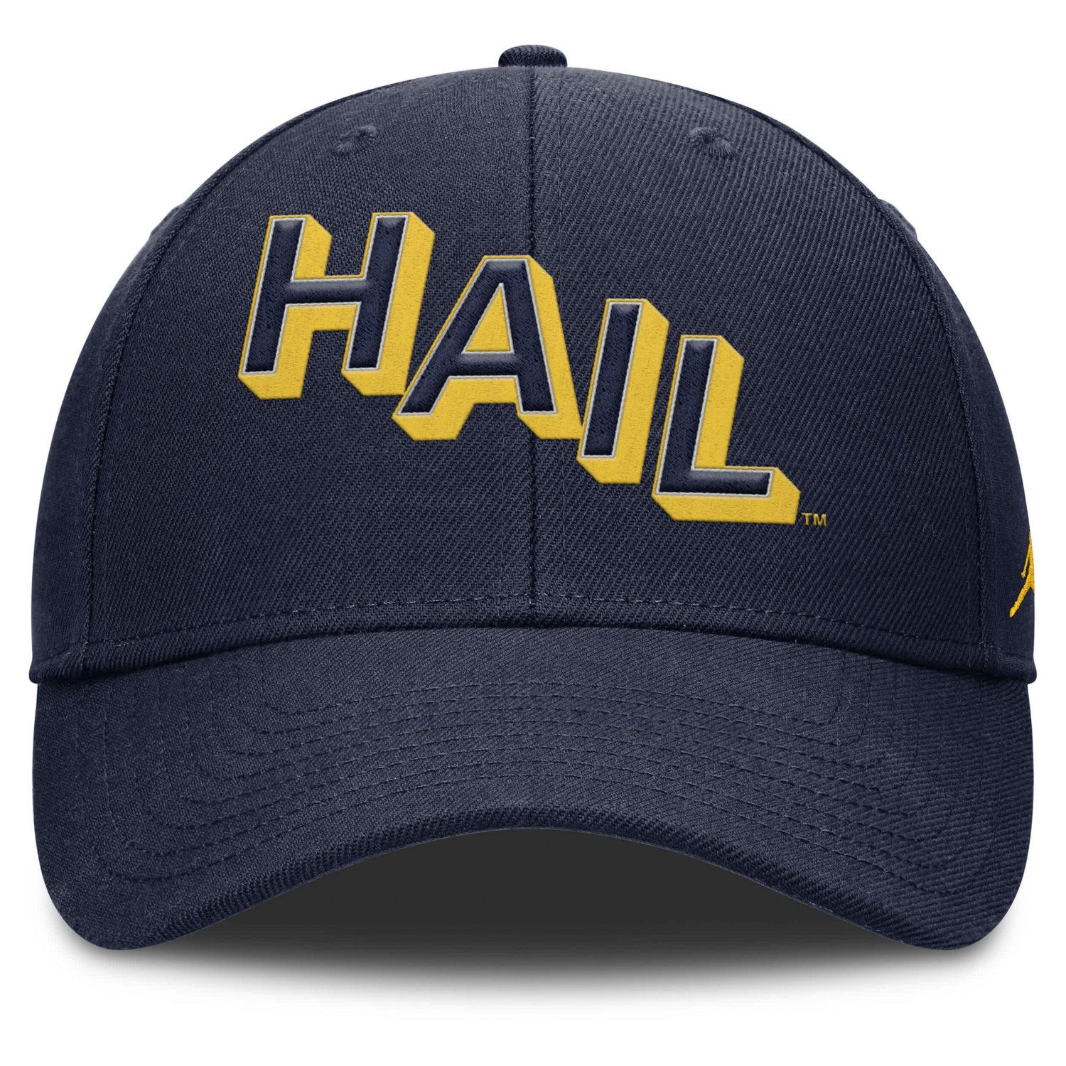 Jordan Brand Michigan Wolverines Slanted Primetime Rise Performance Adjustable Hat - view number 2